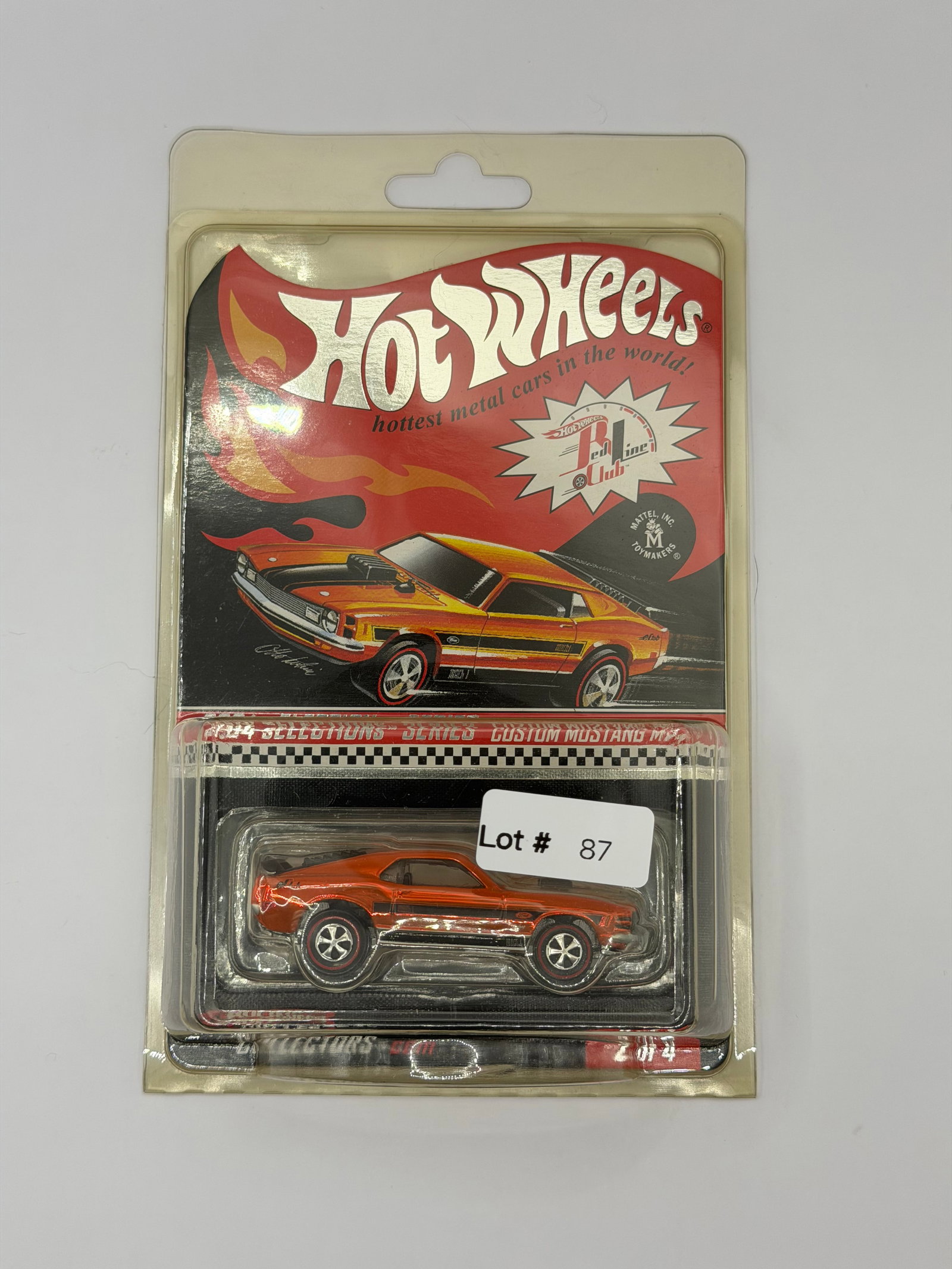 Hot Wheels RLC 2004 Selections Series Custom Mustang #1186/10,385: Factory sealed RLC cars coming from the estate of a 25+ year long collector. IN HOUSE SHIPPING IS AVAILABLE. Shipping can be calculated as follows: $10 handling fee ($10 whether 1 won lot or 100 won l
