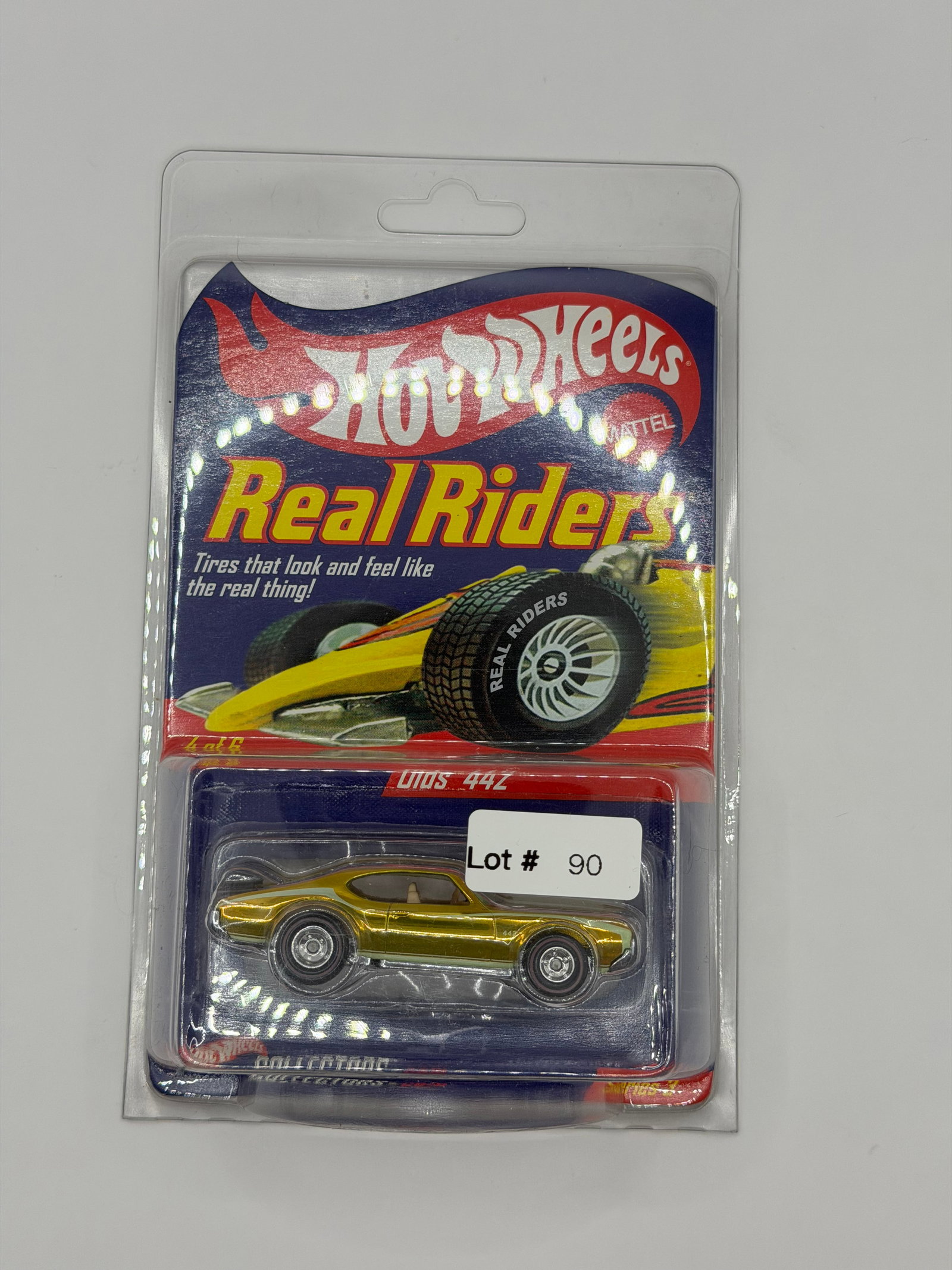 Hot Wheels RLC Real Riders Olds 442 #4499/10,500: Factory sealed RLC cars coming from the estate of a 25+ year long collector. IN HOUSE SHIPPING IS AVAILABLE. Shipping can be calculated as follows: $10 handling fee ($10 whether 1 won lot or 100 won l