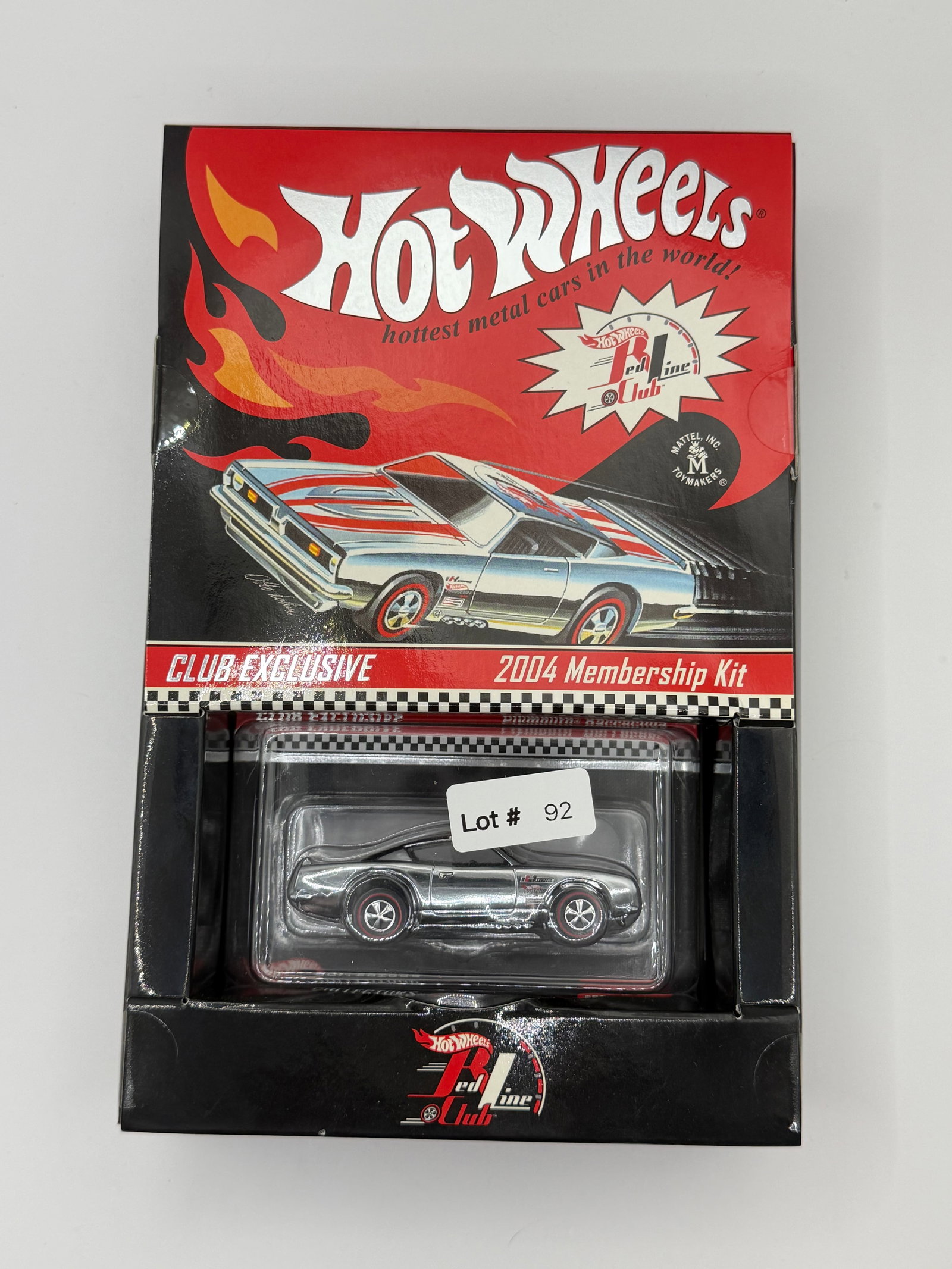 Hot Wheels RLC Club Exclusive 2004 Membership Kit Chrome Custom Barracude #4799/7000: Factory sealed RLC cars coming from the estate of a 25+ year long collector. IN HOUSE SHIPPING IS AVAILABLE. Shipping can be calculated as follows: $10 handling fee ($10 whether 1 won lot or 100 won l