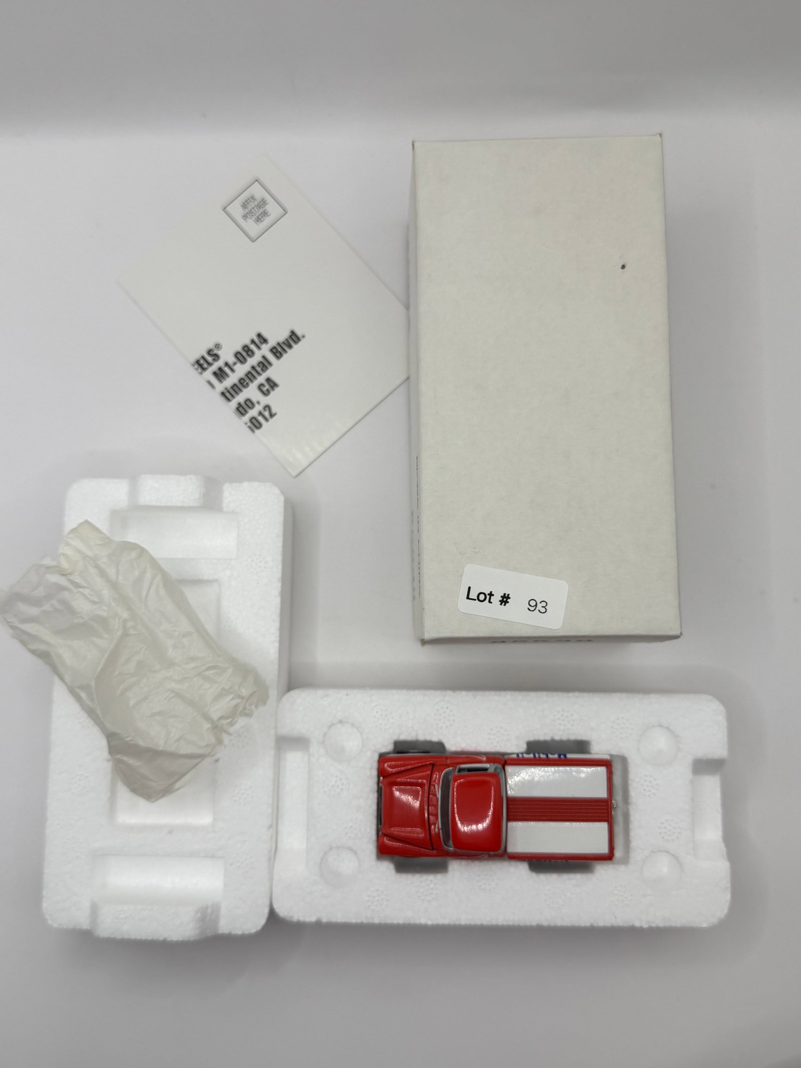Hot Wheels RLC Mobiloil Chevy Apache 1958: Factory sealed RLC cars coming from the estate of a 25+ year long collector. IN HOUSE SHIPPING IS AVAILABLE. Shipping can be calculated as follows: $10 handling fee ($10 whether 1 won lot or 100 won l