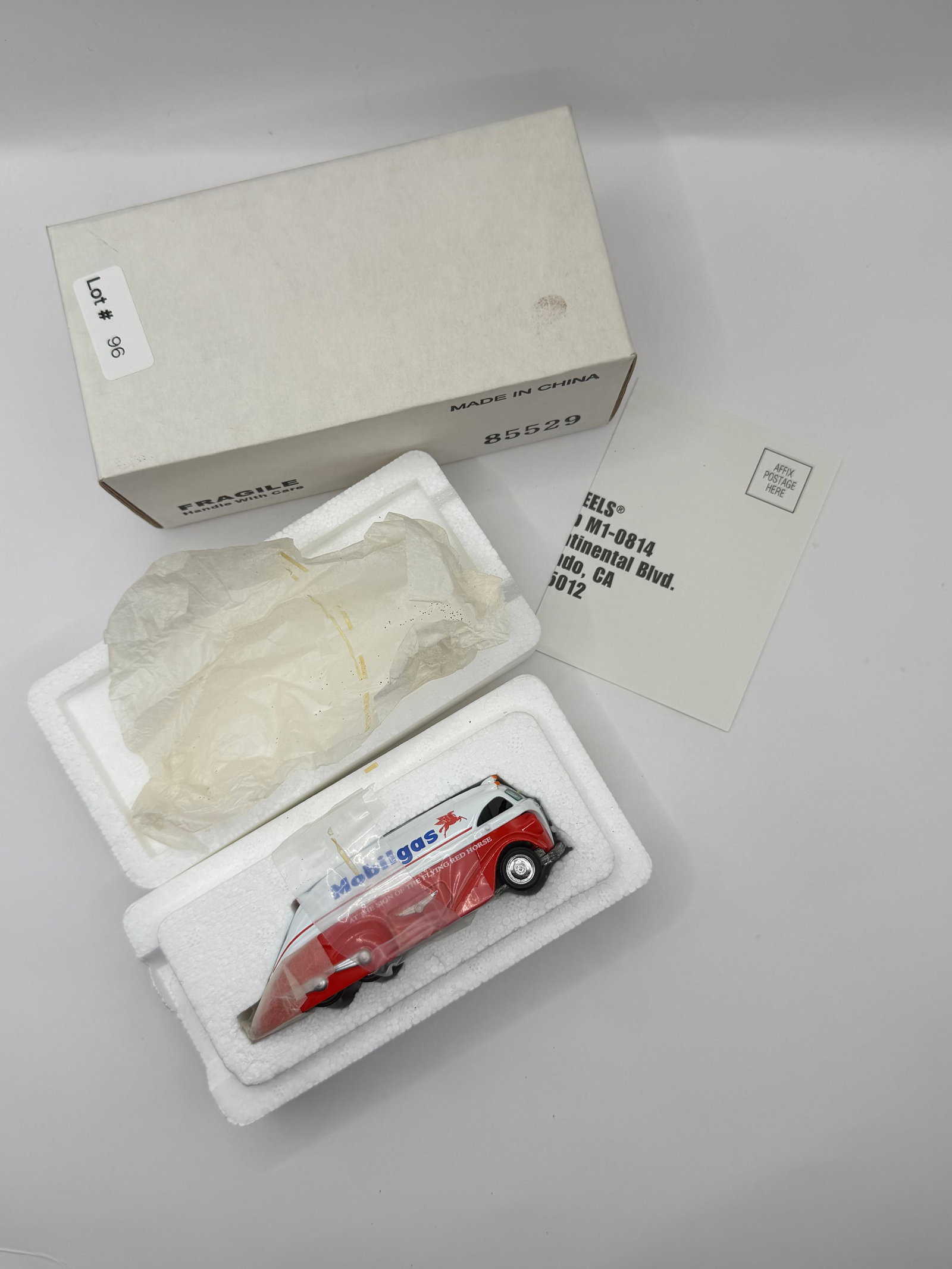 Hot Wheels RLC Mobiloil Rocket Oil Delivery Truck: Factory sealed RLC cars coming from the estate of a 25+ year long collector. IN HOUSE SHIPPING IS AVAILABLE. Shipping can be calculated as follows: $10 handling fee ($10 whether 1 won lot or 100 won