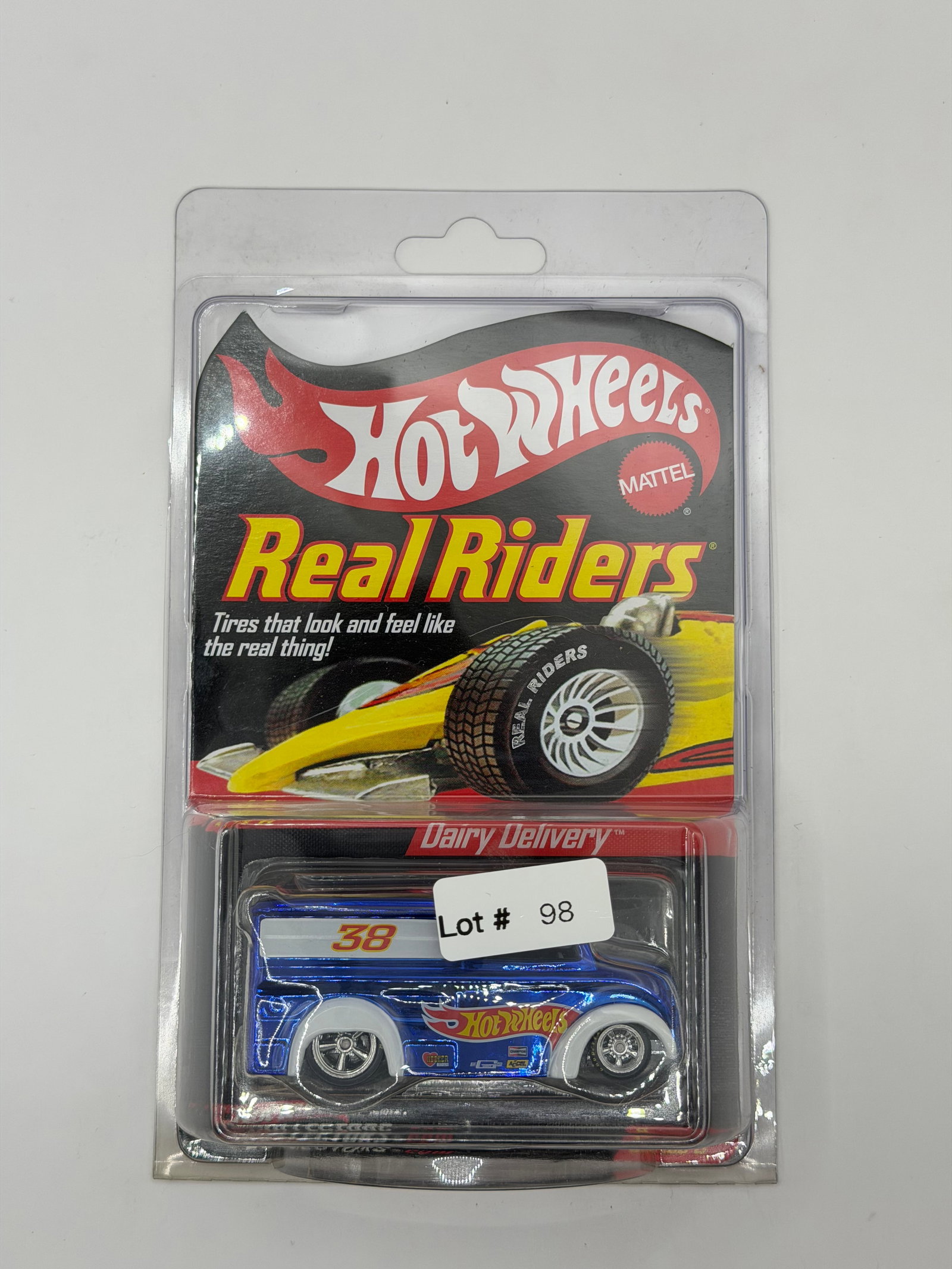 Hot Wheels RLC Real Riders Dairy Delivery #7769/11,000: Factory sealed RLC cars coming from the estate of a 25+ year long collector. IN HOUSE SHIPPING IS AVAILABLE. Shipping can be calculated as follows: $10 handling fee ($10 whether 1 won lot or 100 won l
