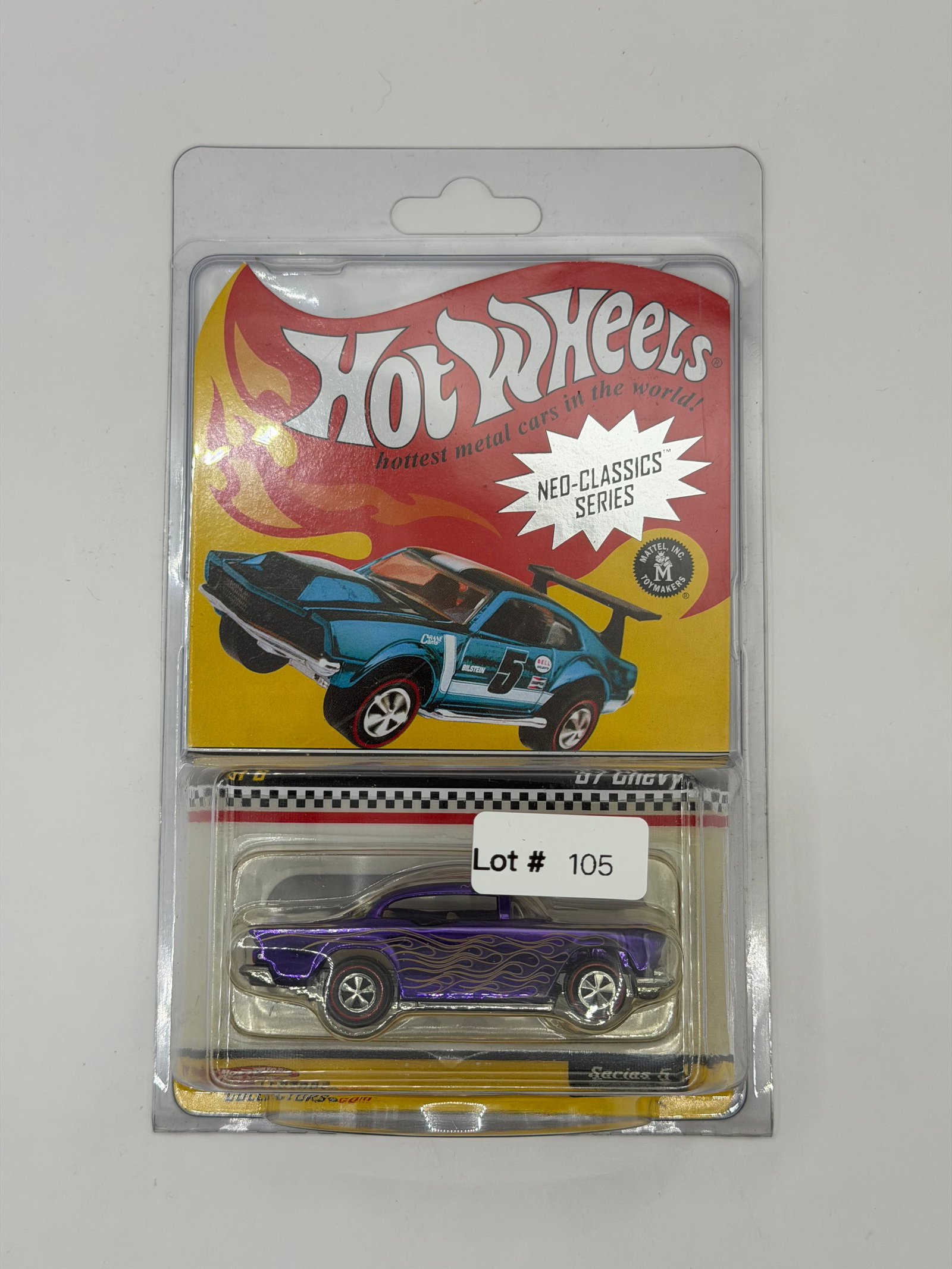 Hot Wheels RLC Neo Classics Series 67 Chevy #3462/11,000: Factory sealed RLC cars coming from the estate of a 25+ year long collector. IN HOUSE SHIPPING IS AVAILABLE. Shipping can be calculated as follows: $10 handling fee ($10 whether 1 won lot or 100 won l