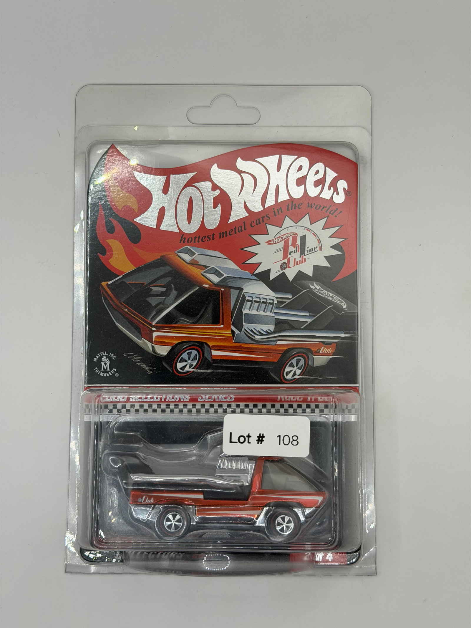 Hot Wheels RLC Club 2006 Selections Series Race Truck #6247/8590: Factory sealed RLC cars coming from the estate of a 25+ year long collector. IN HOUSE SHIPPING IS AVAILABLE. Shipping can be calculated as follows: $10 handling fee ($10 whether 1 won lot or 100 won l