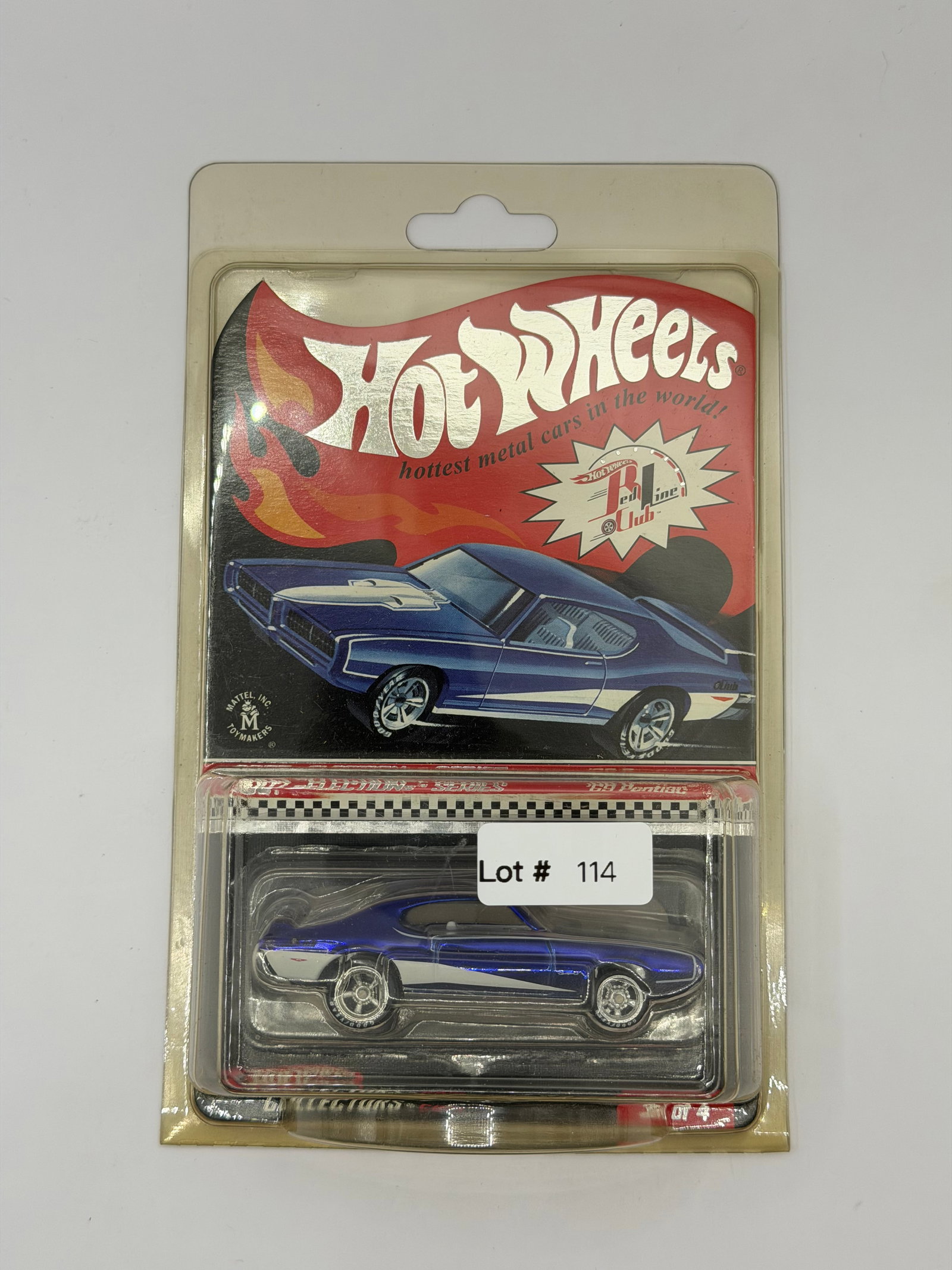 Hot Wheels RLC Selections Series 69 Pontiac #4333/9015: Factory sealed RLC cars coming from the estate of a 25+ year long collector. IN HOUSE SHIPPING IS AVAILABLE. Shipping can be calculated as follows: $10 handling fee ($10 whether 1 won lot or 100 won l