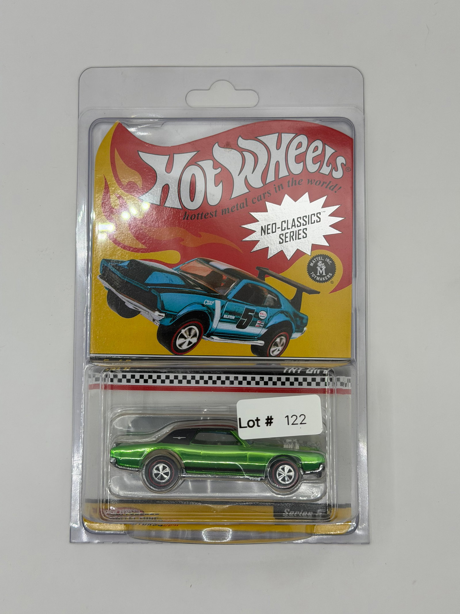 Hot Wheels RLC Club Neo Classics Series TNT Bird #3608/11,000: Factory sealed RLC cars coming from the estate of a 25+ year long collector. IN HOUSE SHIPPING IS AVAILABLE. Shipping can be calculated as follows: $10 handling fee ($10 whether 1 won lot or 100 won l