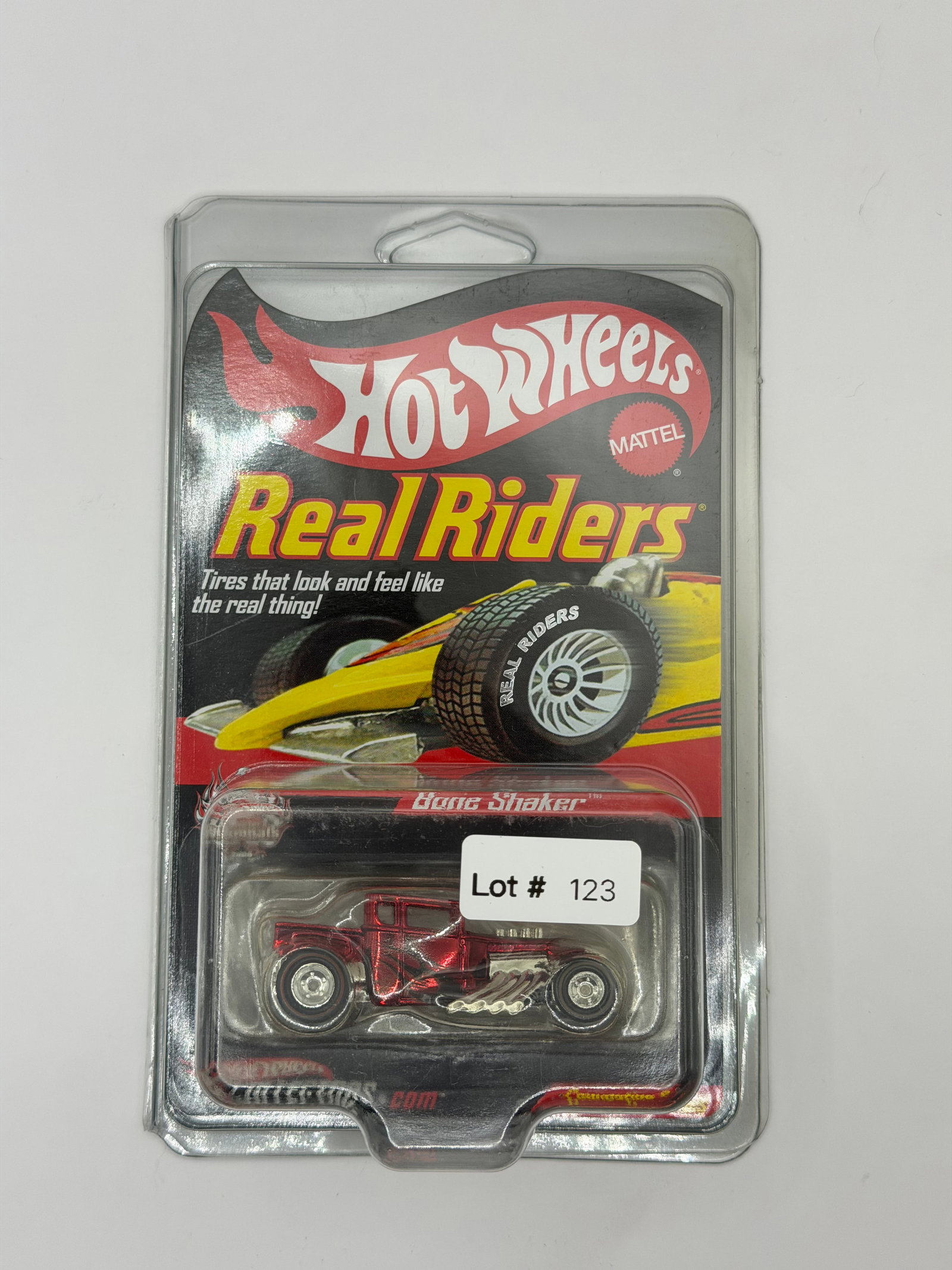 Hot Wheels RLC Real Riders Bone Shaker #2768/3000: Factory sealed RLC cars coming from the estate of a 25+ year long collector. IN HOUSE SHIPPING IS AVAILABLE. Shipping can be calculated as follows: $10 handling fee ($10 whether 1 won lot or 100 won l