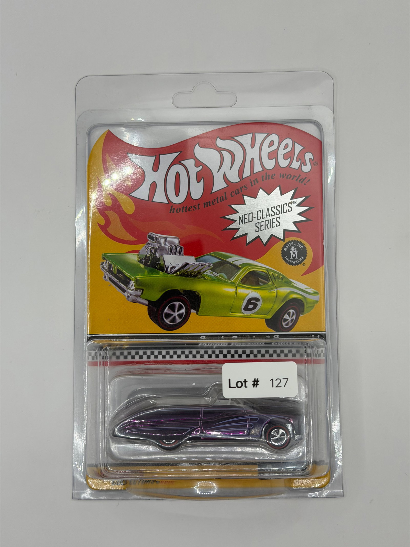Hot Wheels RLC Club Neo Classics Series Purple Passion #2158/11,000: Factory sealed RLC cars coming from the estate of a 25+ year long collector. IN HOUSE SHIPPING IS AVAILABLE. Shipping can be calculated as follows: $10 handling fee ($10 whether 1 won lot or 100 won l