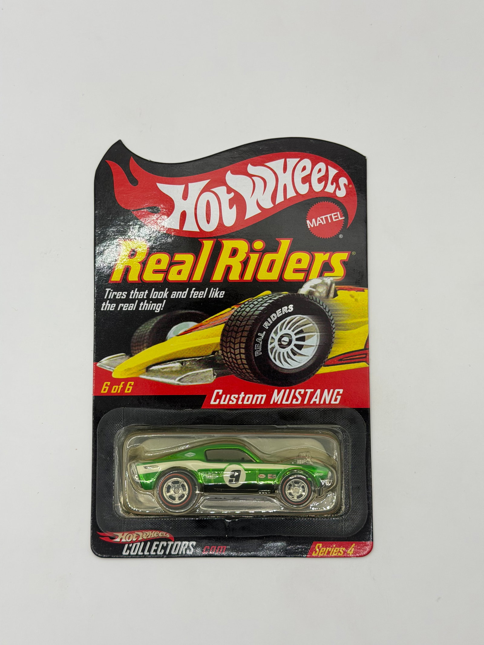 Hot Wheels RLC Real Riders Custom Mustang #7960/11,000: Factory sealed RLC cars coming from the estate of a 25+ year long collector. IN HOUSE SHIPPING IS AVAILABLE. Shipping can be calculated as follows: $10 handling fee ($10 whether 1 won lot or 100 won l
