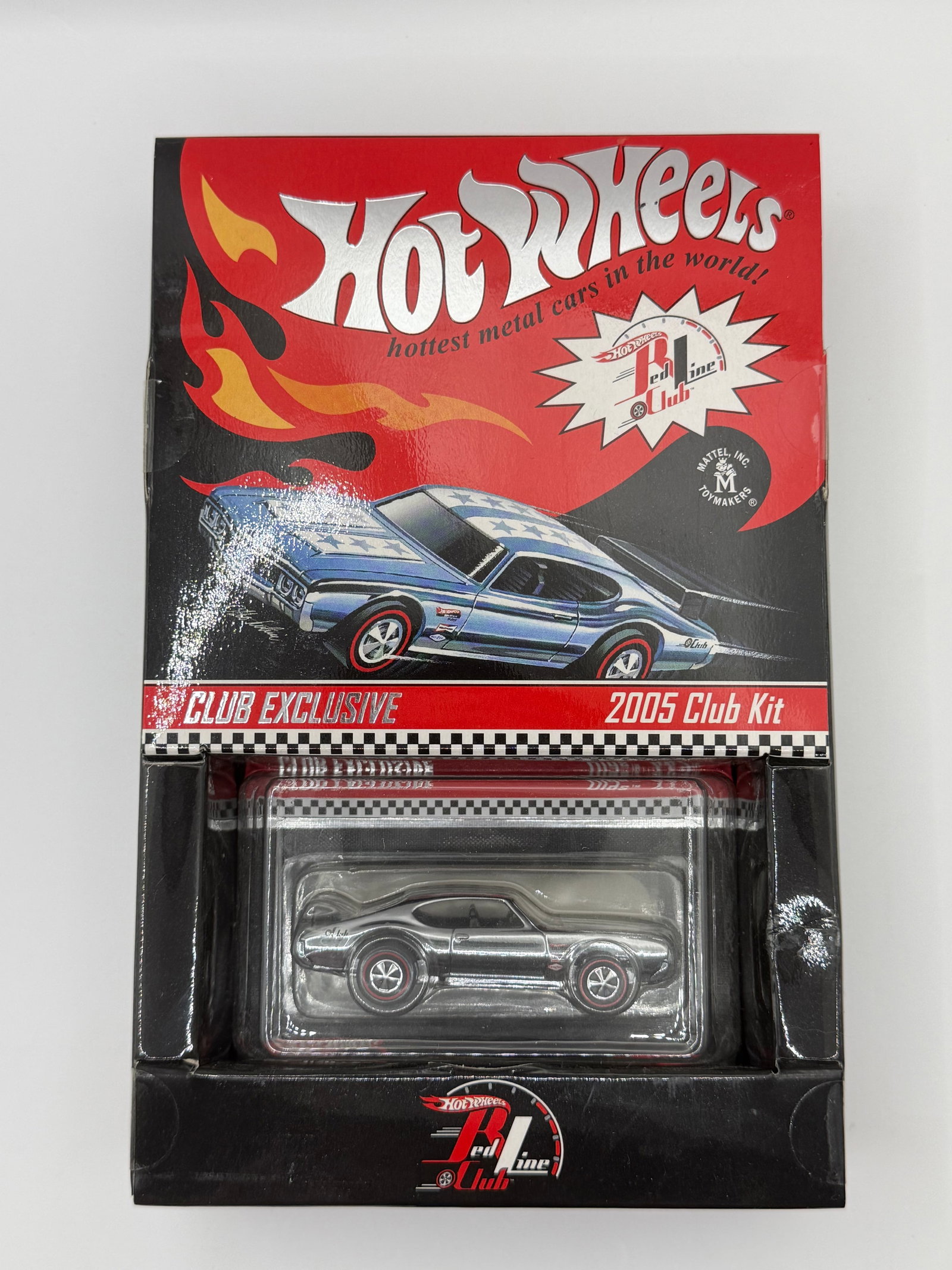 Hot Wheels RLC Club Exclusive 2005 Kit Olds 442 Blue Stars #3903/7000: Factory sealed RLC cars coming from the estate of a 25+ year long collector. IN HOUSE SHIPPING IS AVAILABLE. Shipping can be calculated as follows: $10 handling fee ($10 whether 1 won lot or 100 won l