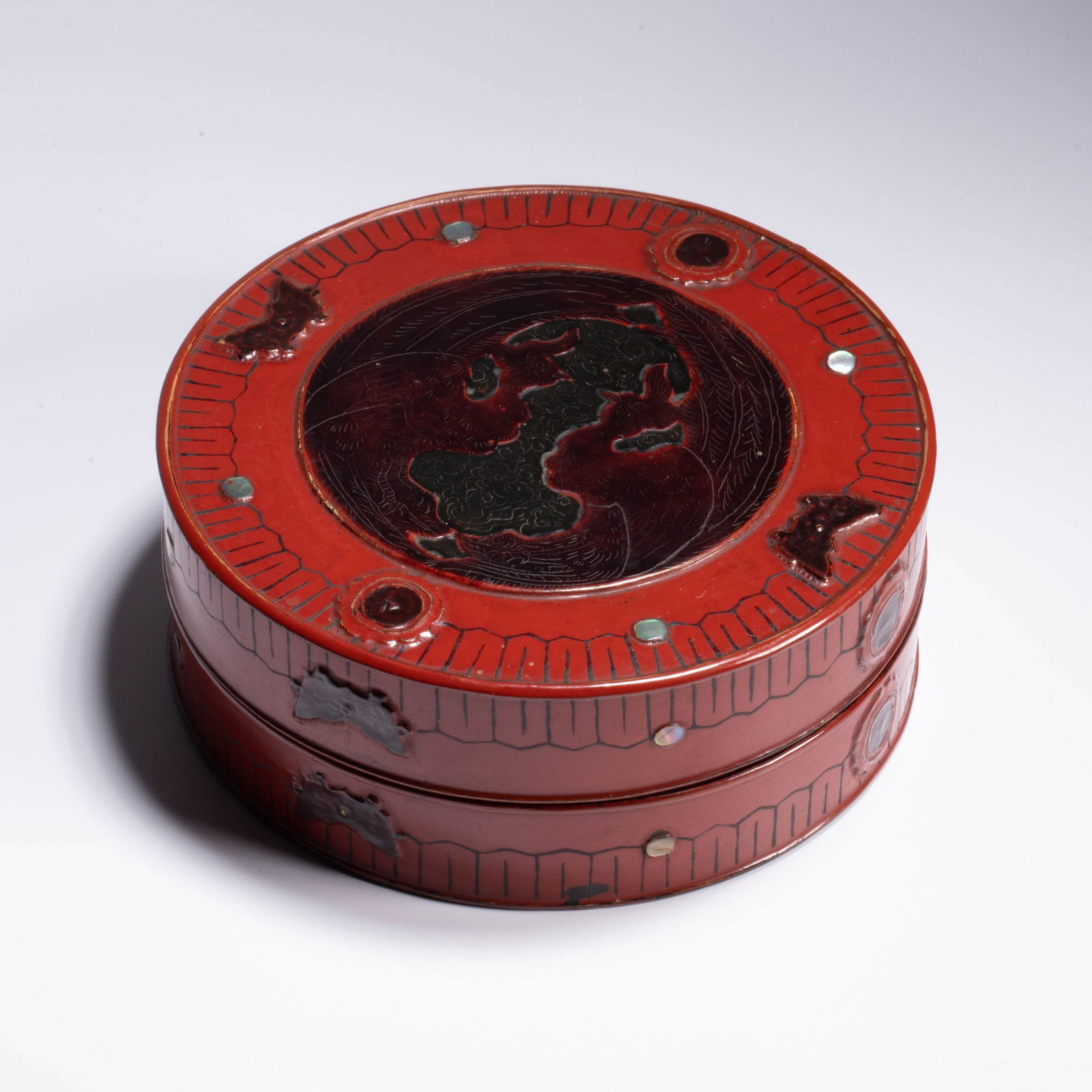 Mother-of-Pearl Inlaid Lacquer Box (1 of 8)