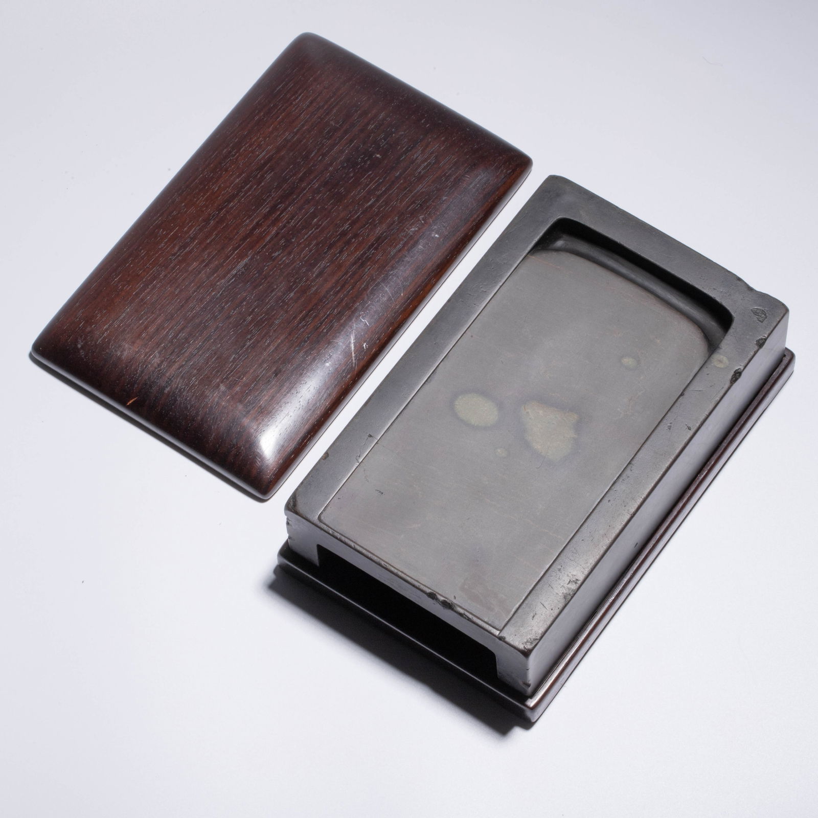 Half-Mountain Duanxi Taishi Inkstone in Blue-Gray, Song Dynasty (1 of 5)