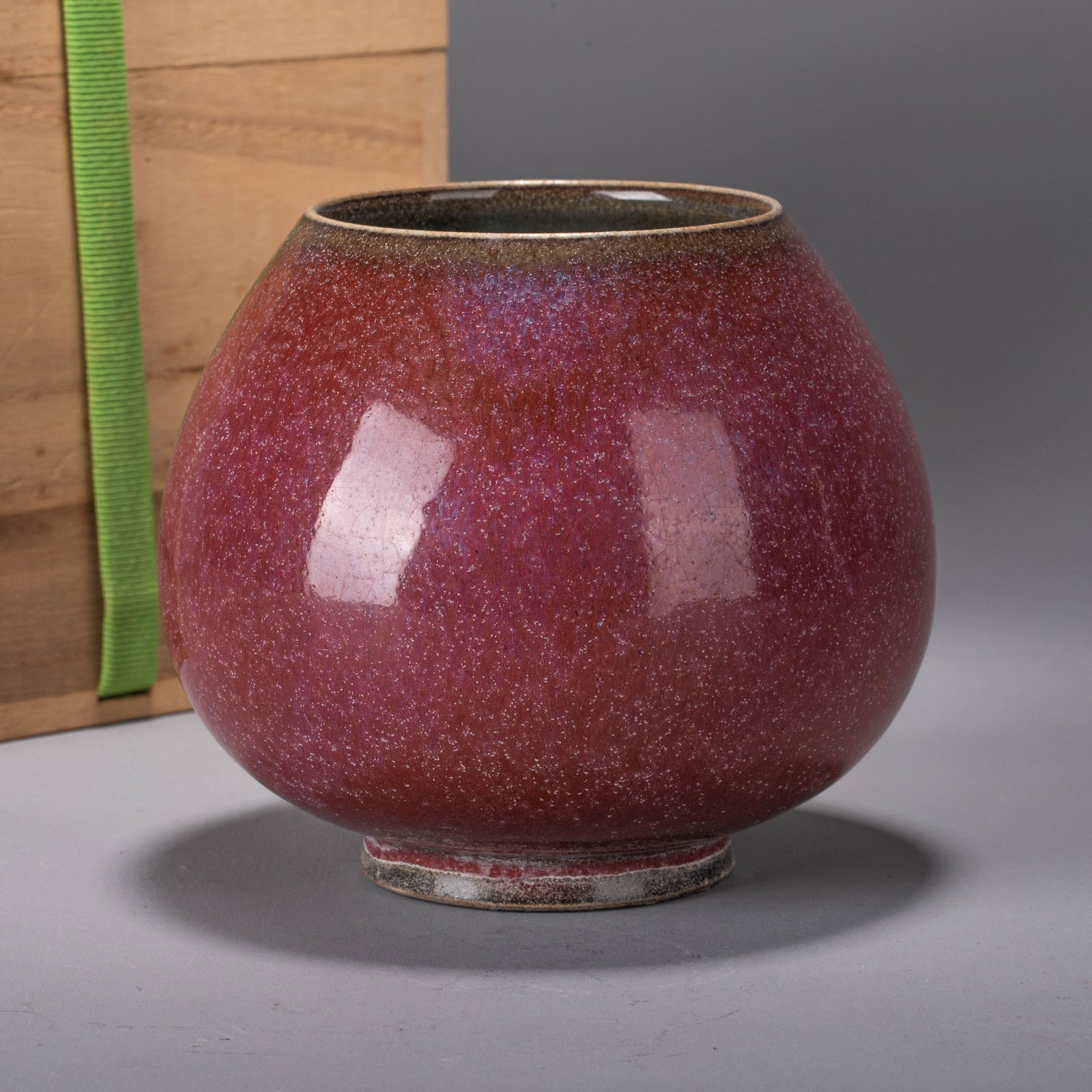 Song Dynasty Chicken-Heart Jar, Jun Kiln (1 of 6)