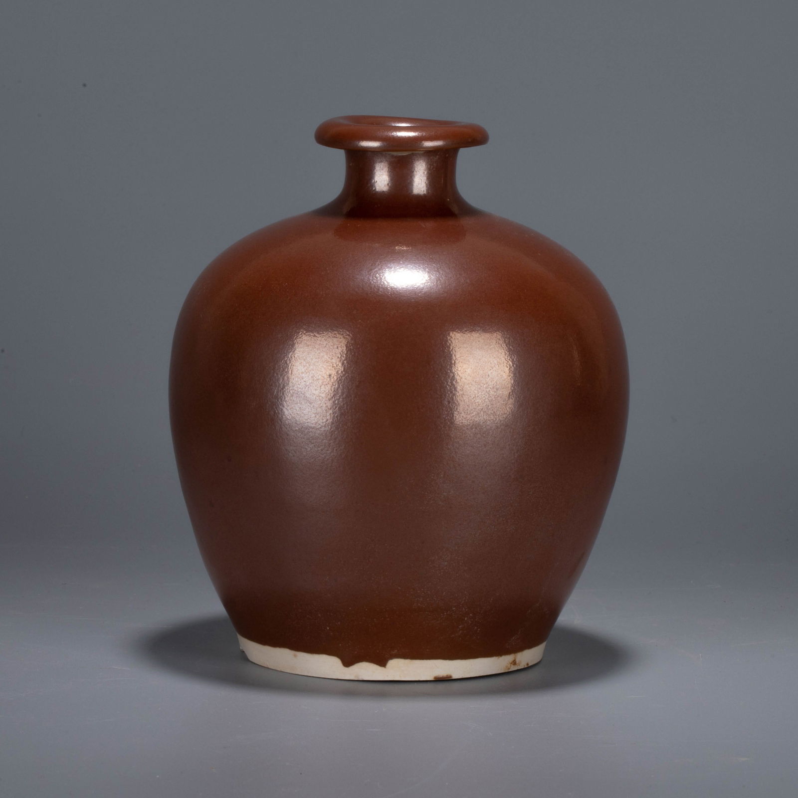 Song Dynasty Persimmon-Glazed Vase, Yaozhou Kiln (1 of 5)