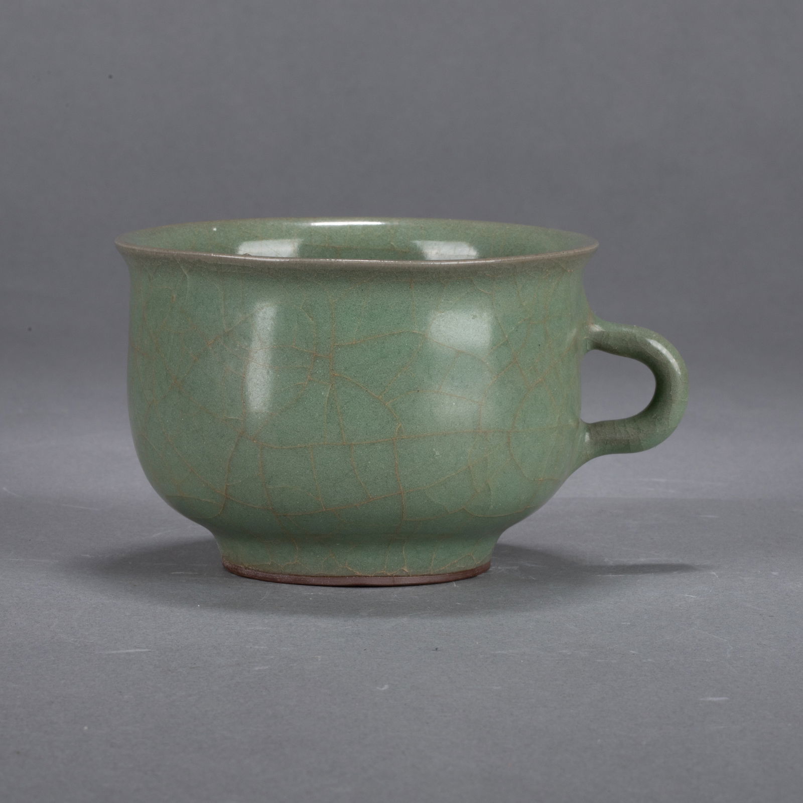 Song Dynasty Longquan Celadon Handled Cup (1 of 7)