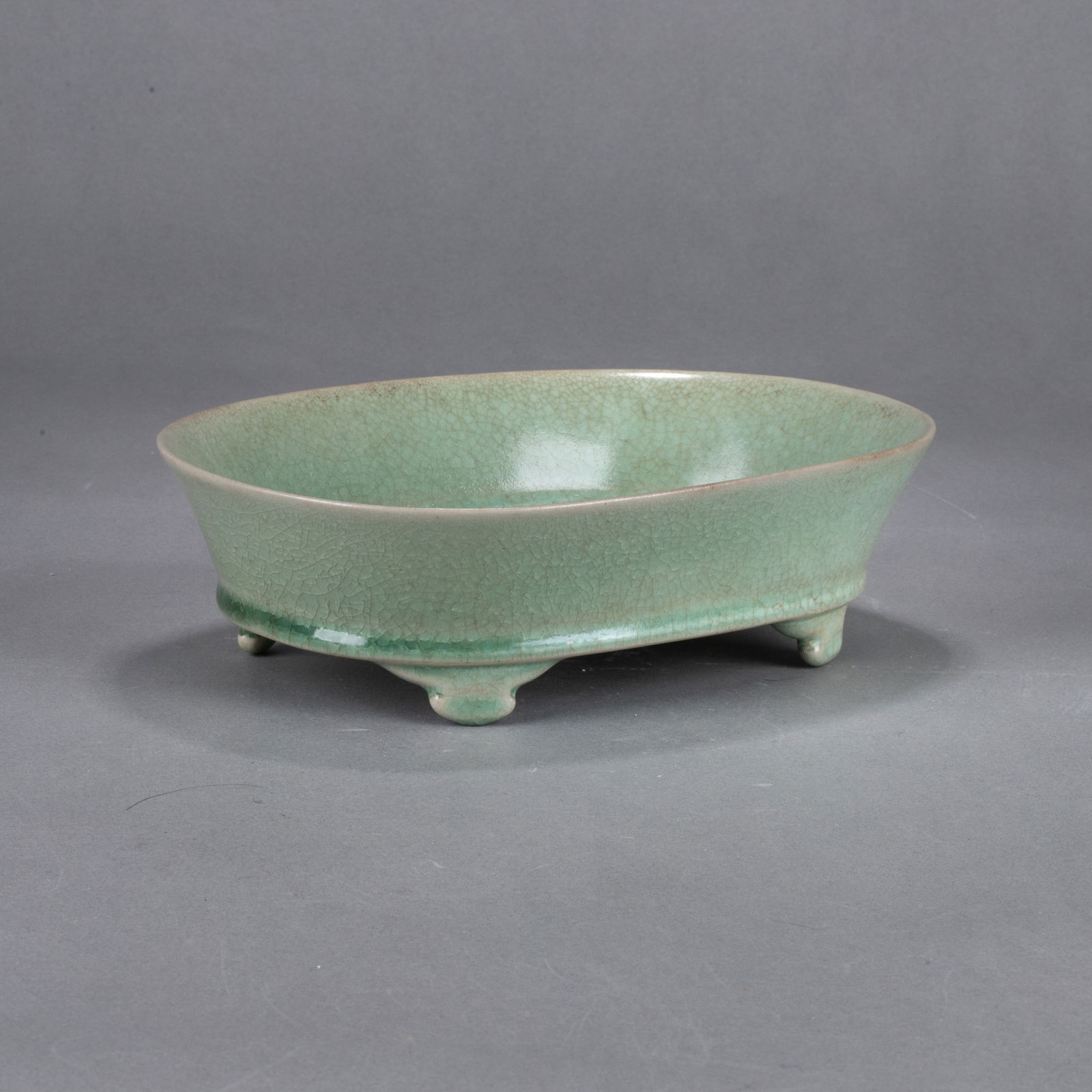 Song Dynasty Ru Kiln Narcissus Basin: Song Dynasty Ru Kiln Narcissus Basin