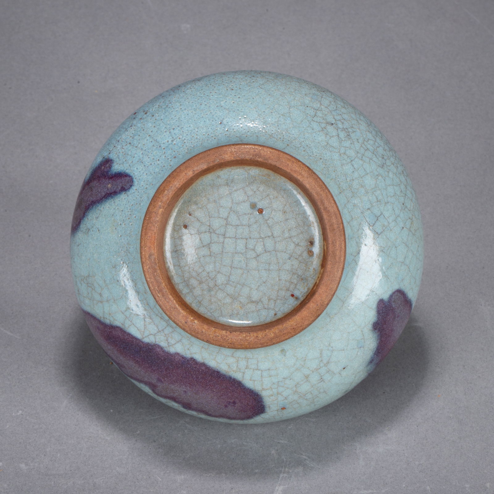 Jun ware jar with two loop handles - 6