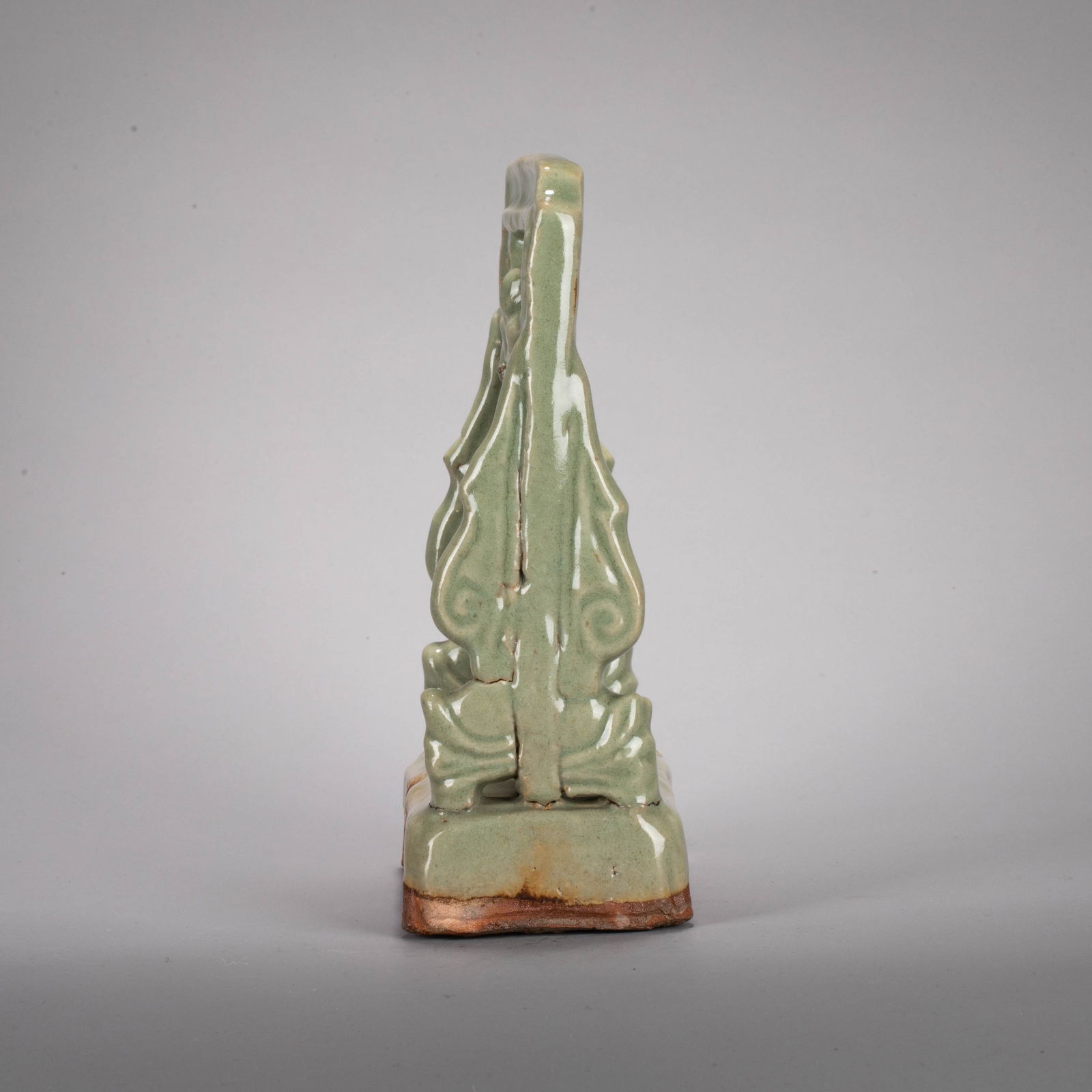 Longquan celadon inkstone screen - 4