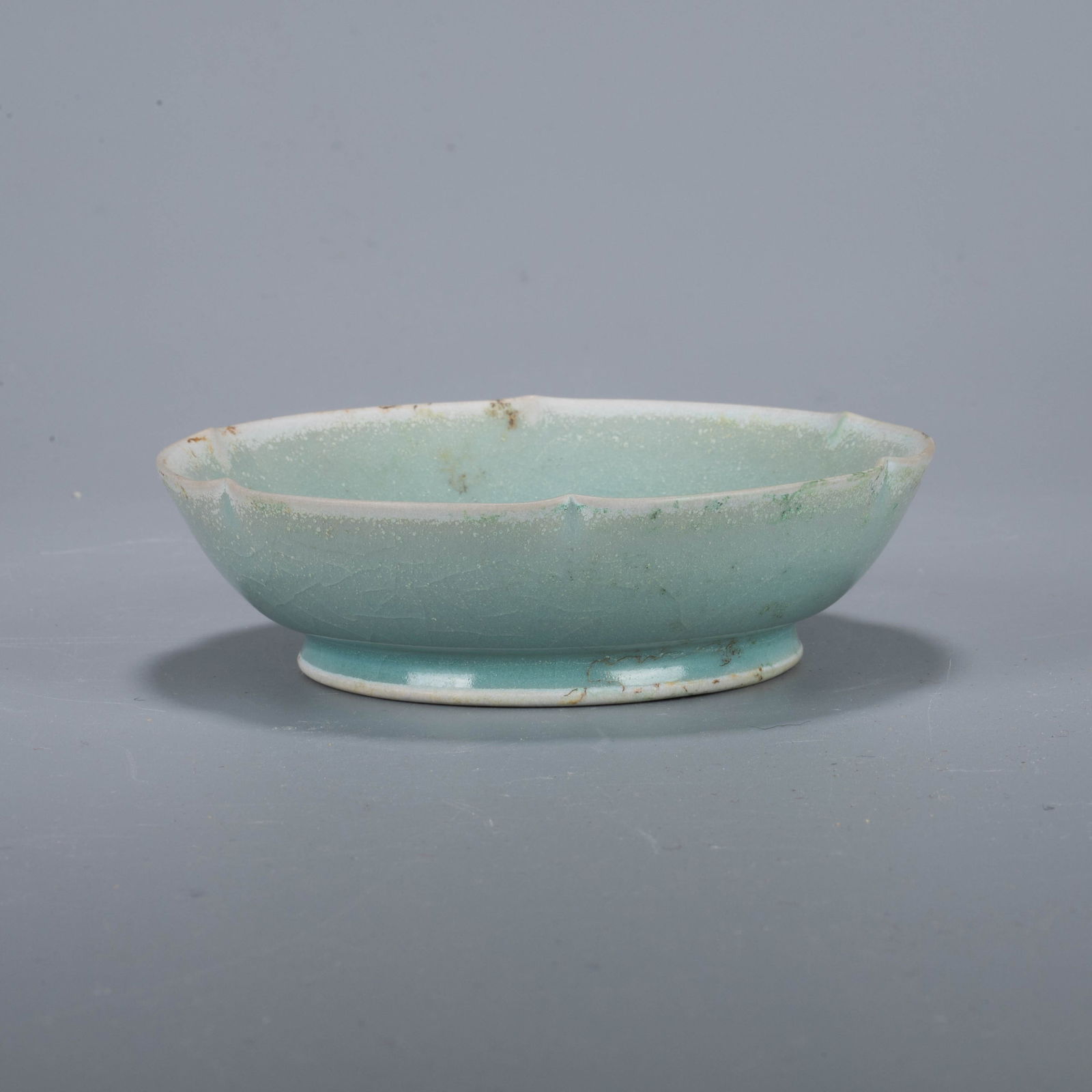 Ru ware lobed dish - 3