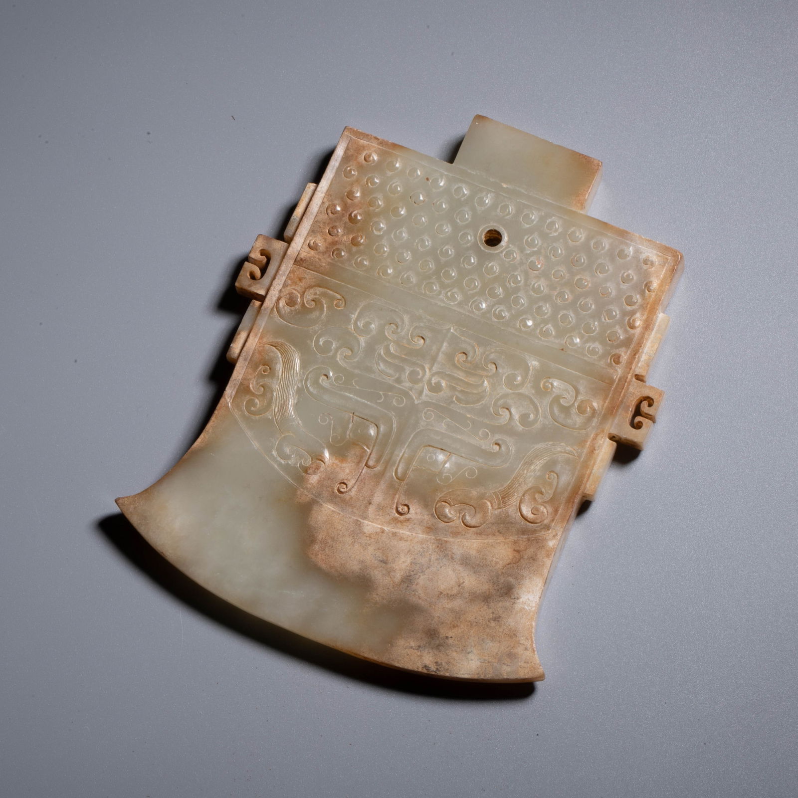 Shang-Zhou Dynasty jade axe: Shang-Zhou Dynasty jade axe