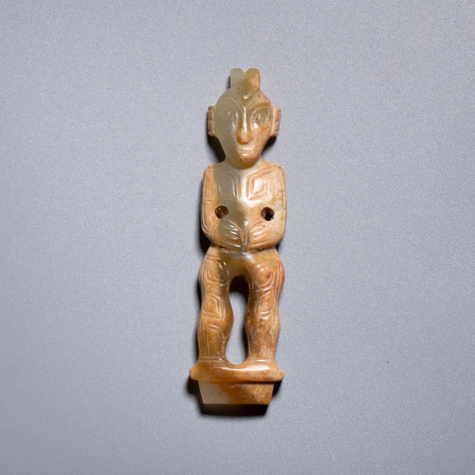 Shang Dynasty jade figure: Shang Dynasty jade figure