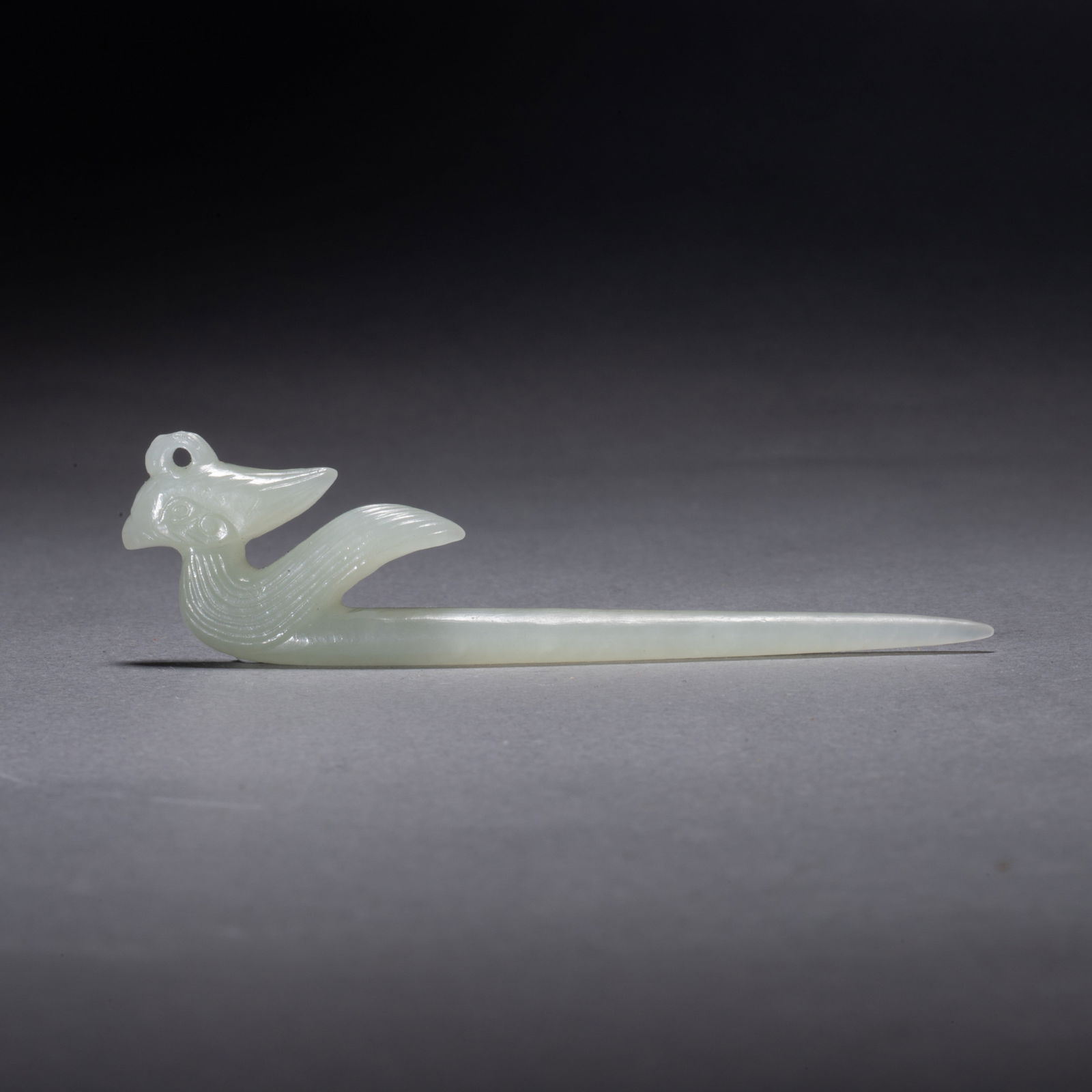 Tang Dynasty jade phoenix hairpin (1 of 6)