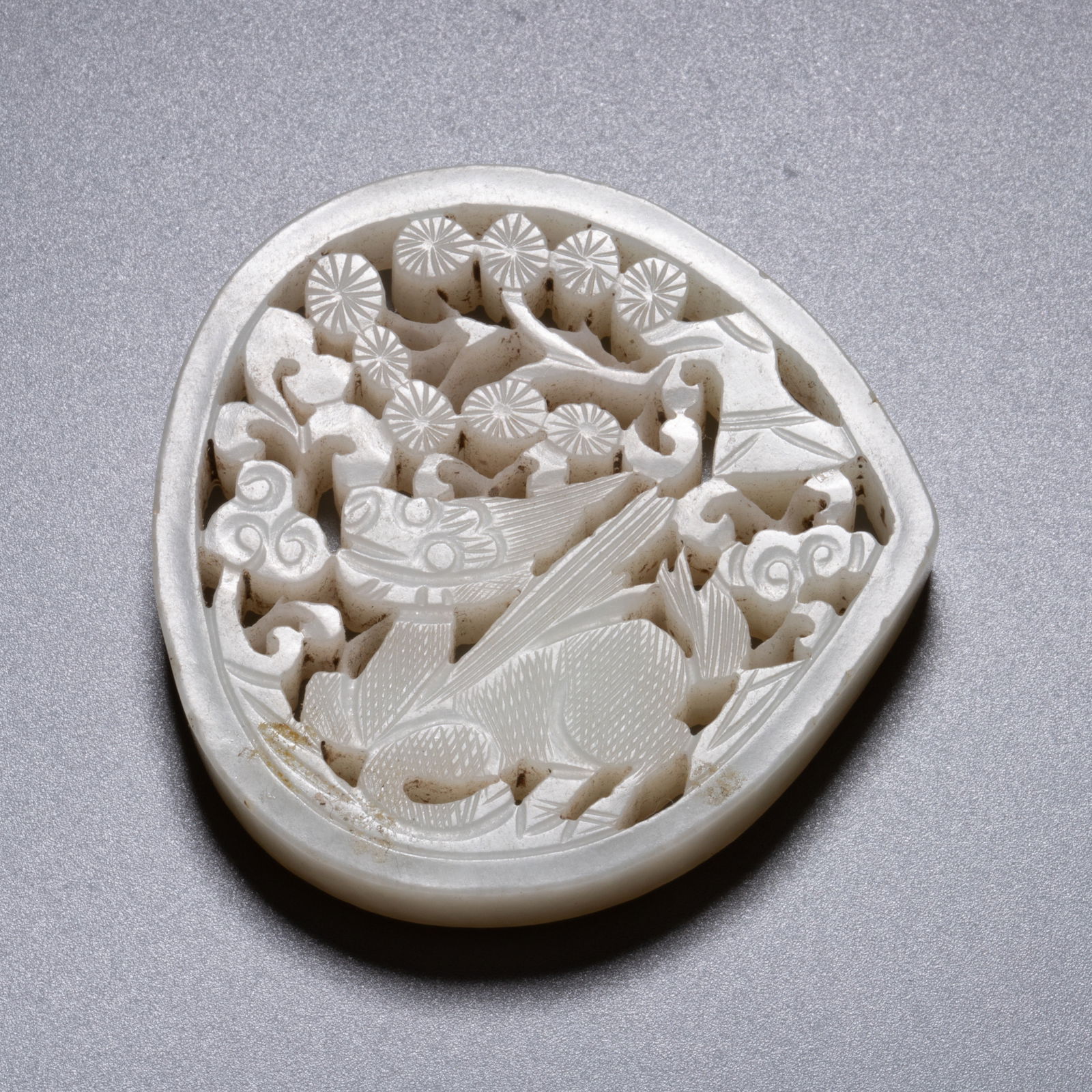 Ming Dynasty jade belt plaque (1 of 4)