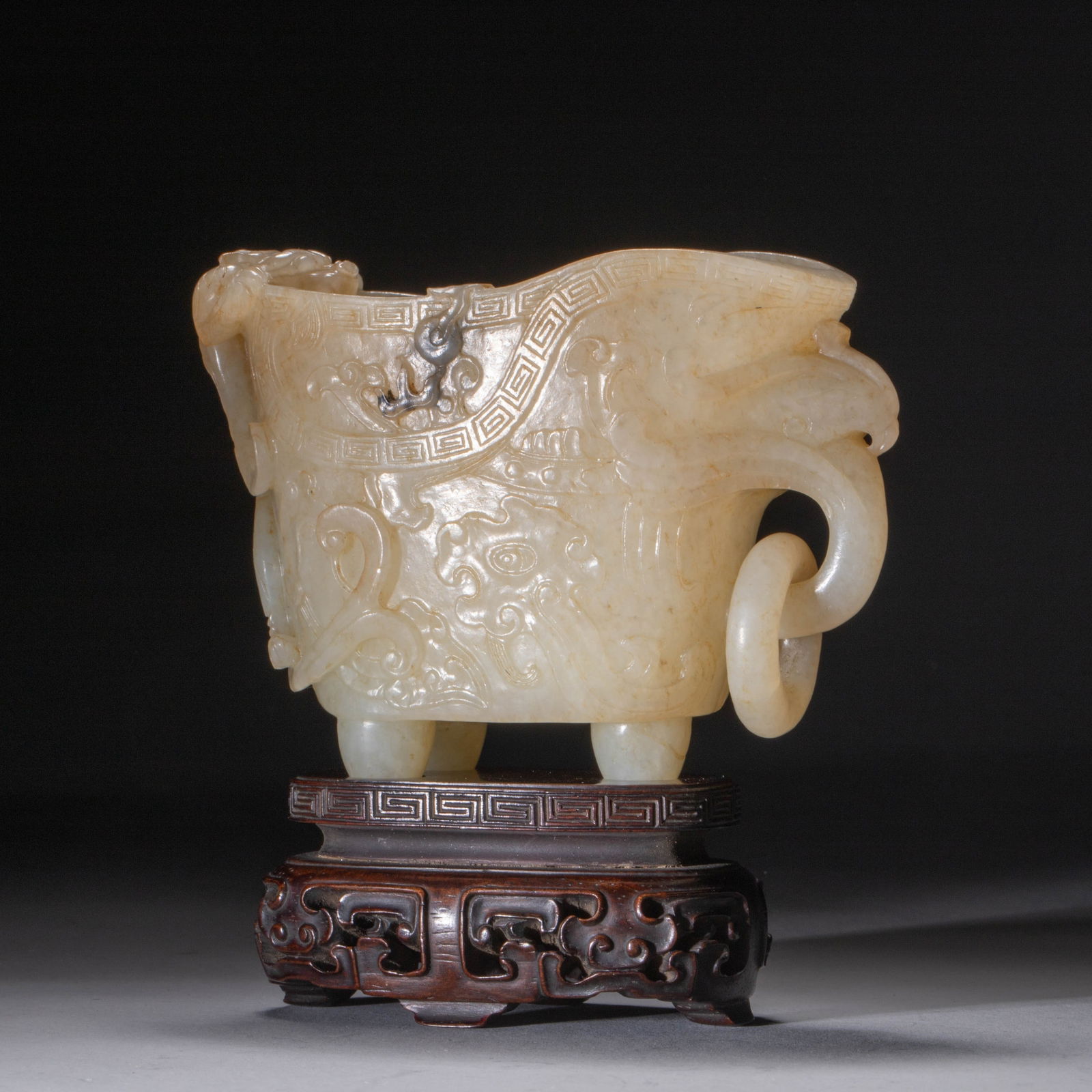 Qing Dynasty jade cup (1 of 9)