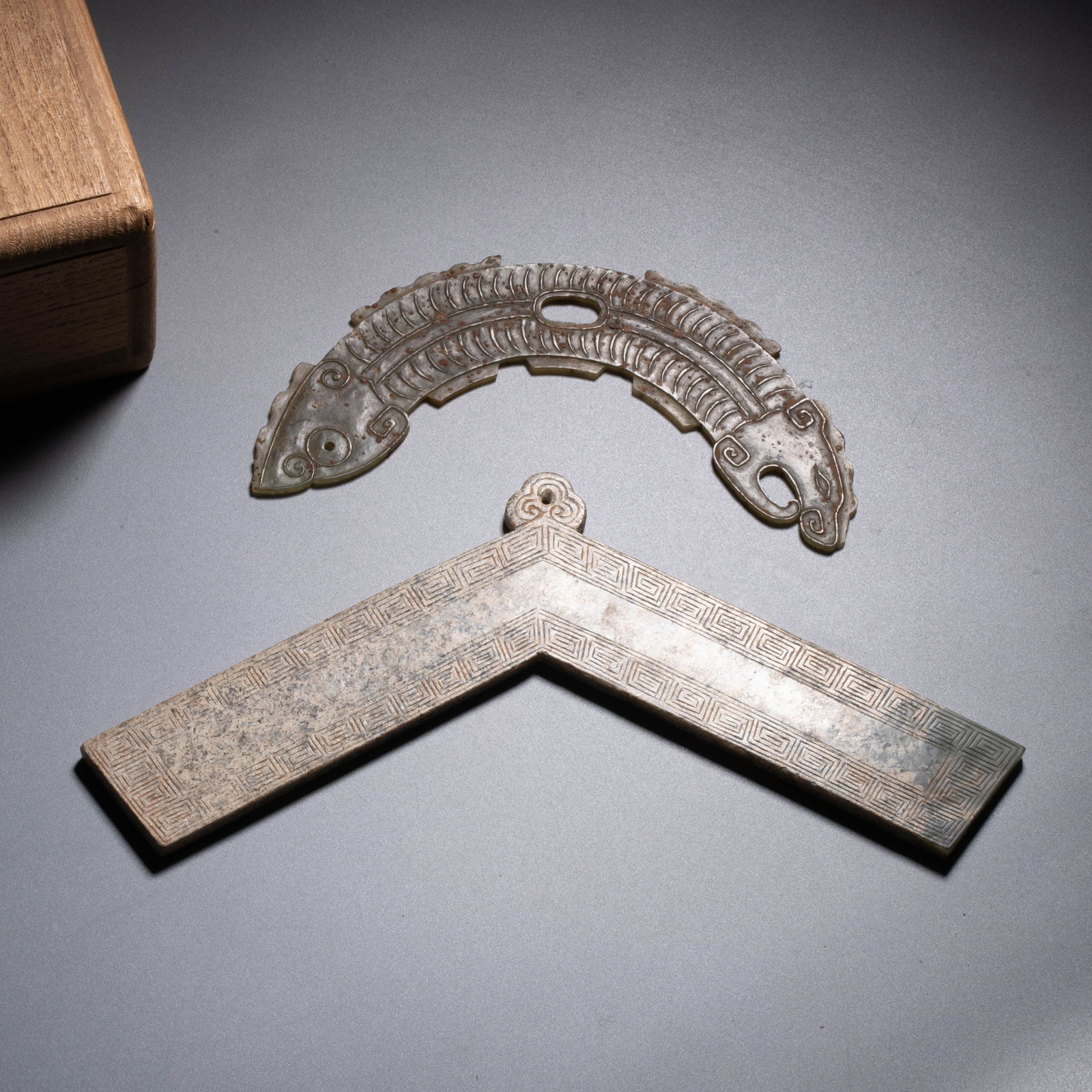 Ancient Jade, Two Pieces: Ancient Jade, Two Pieces