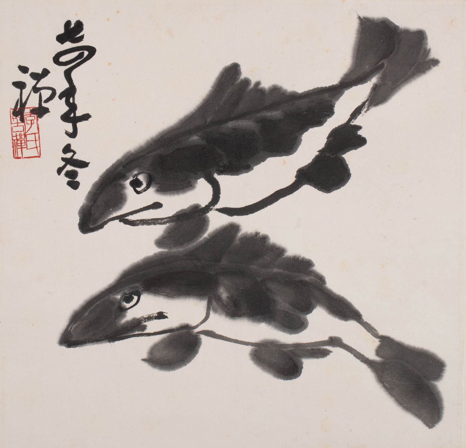 Li Kuchan, "Twin Fish" (1 of 4)