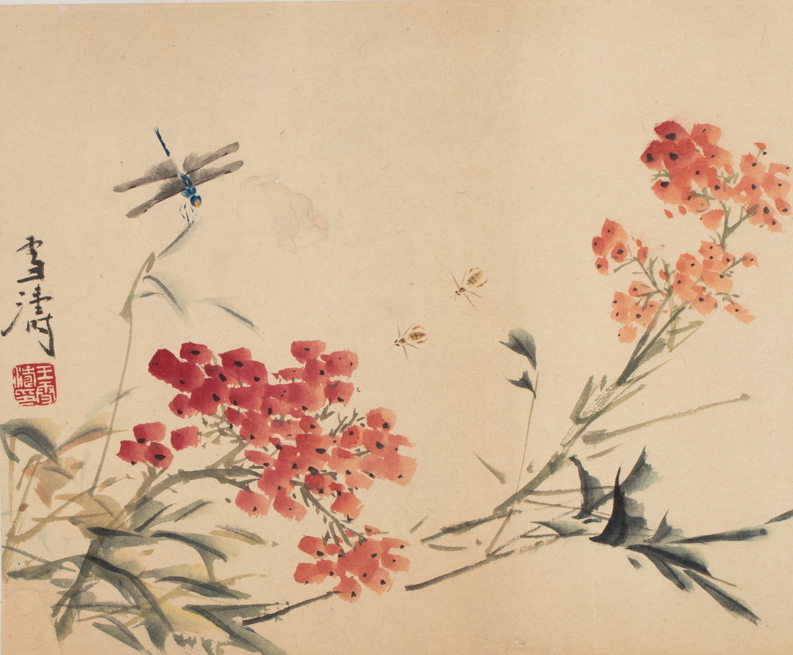 Wang Xuetao, "Dragonfly and Heavenly Bamboo": Wang Xuetao, "Dragonfly and Heavenly Bamboo"