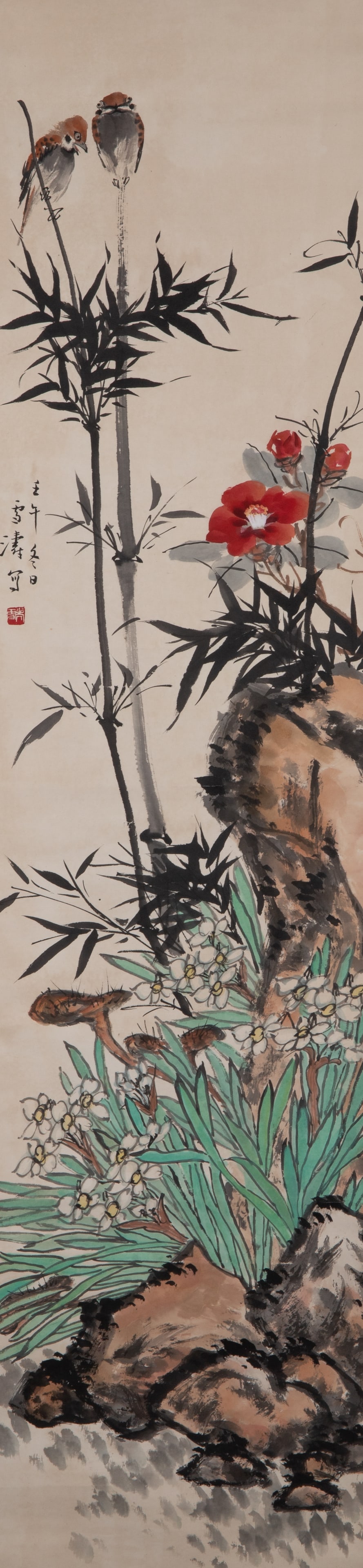 Wang Xuetao, "Flowers and Birds" (1 of 8)