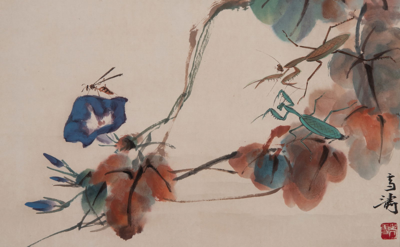 Wang Xuetao, "Flowers and Insects": Wang Xuetao, "Flowers and Insects"