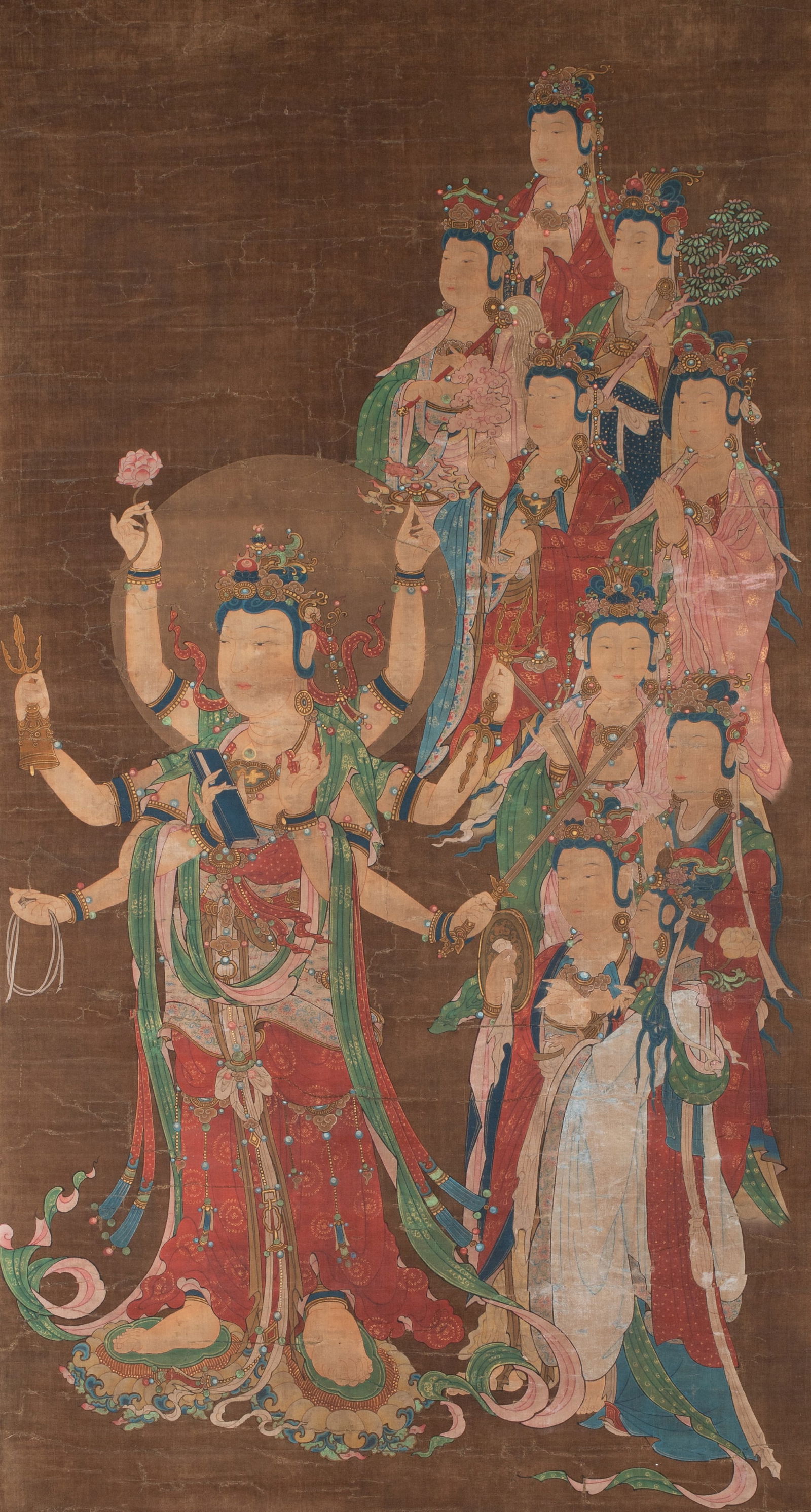 Formerly collected by Inoue Yasushi, Anonymous, "Statue of Ksitigarbha Bodhisattva" (1 of 7)