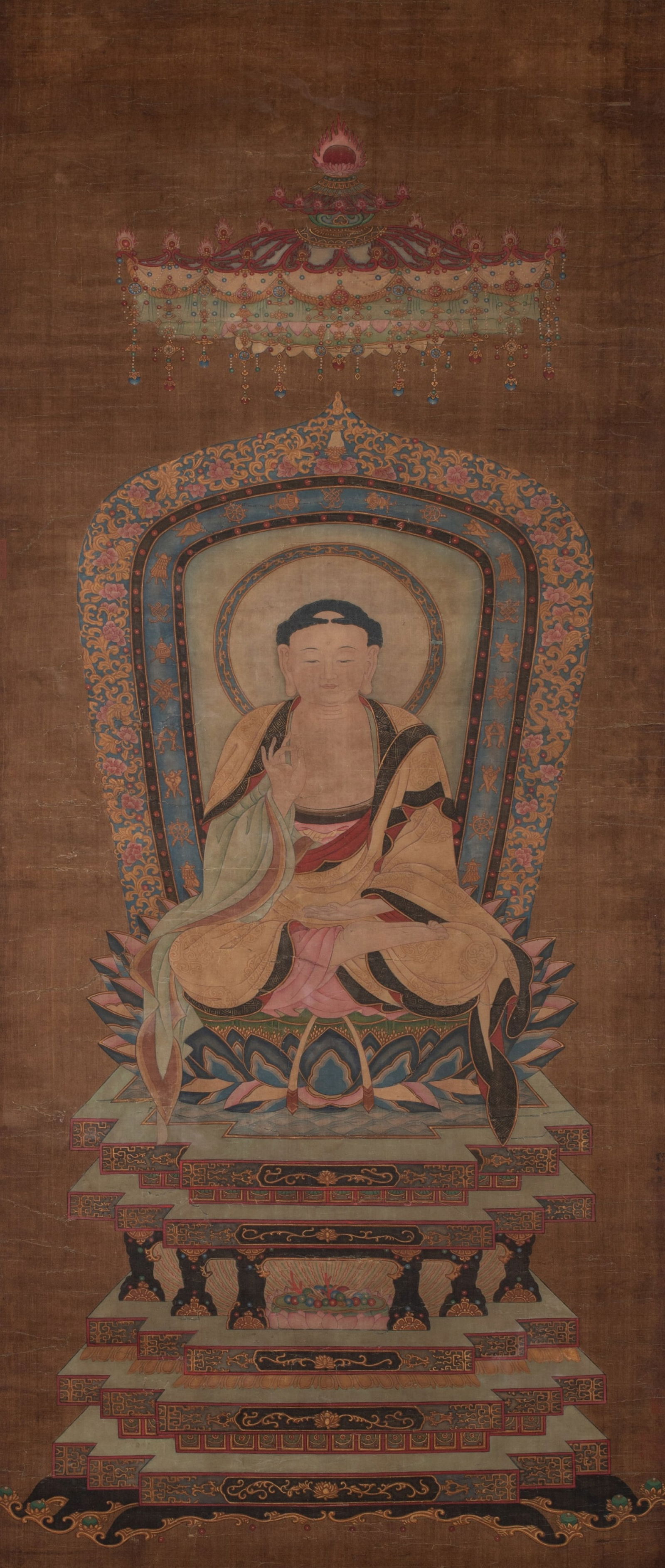 Formerly collected by Inoue Yasushi, Anonymous, "Statue of Sakyamuni": Formerly collected by Inoue Yasushi, Anonymous, "Statue of Sakyamuni"