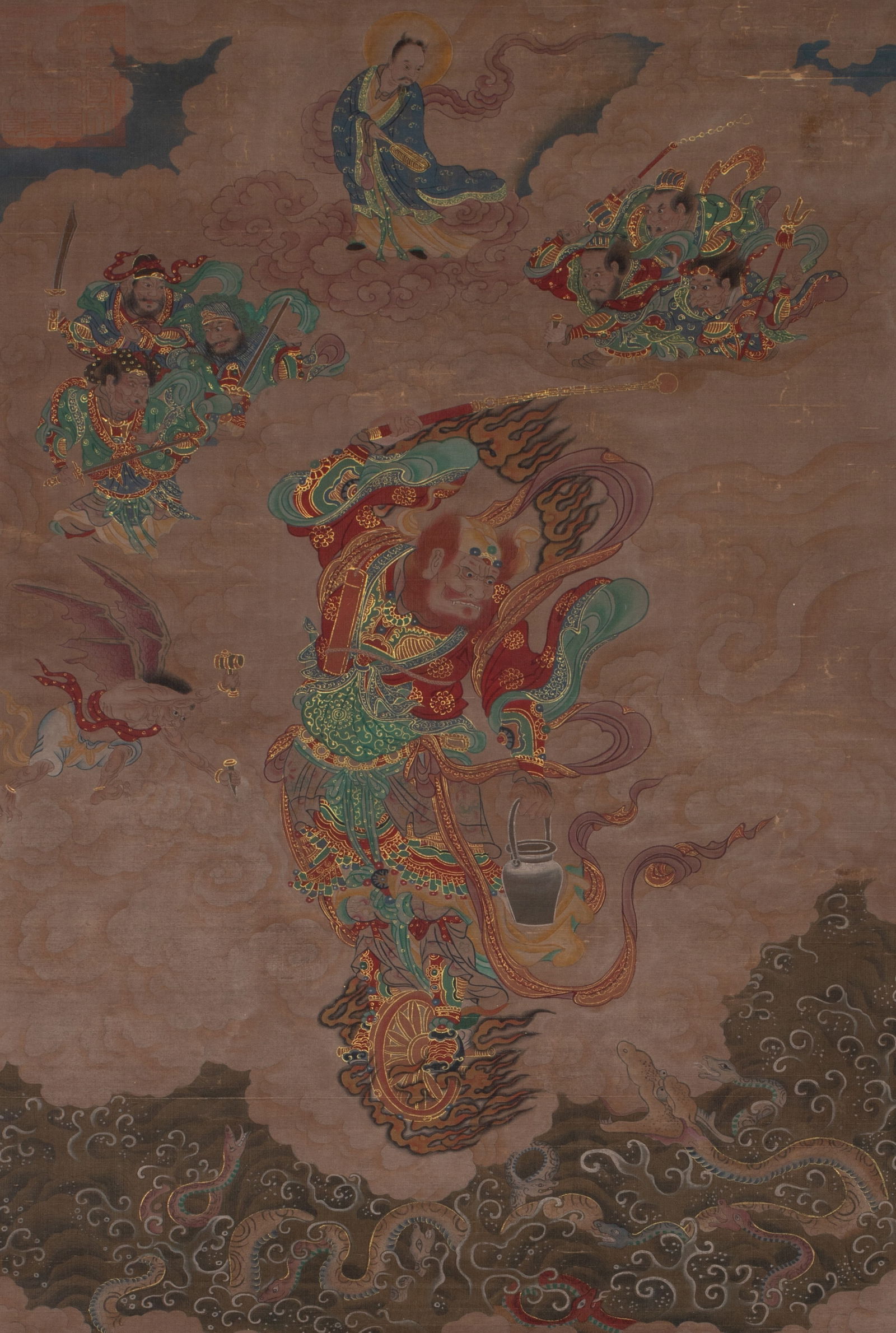 Formerly collected by Inoue Yasushi, Anonymous, "Portrait of Marshal Wang" (1 of 8)