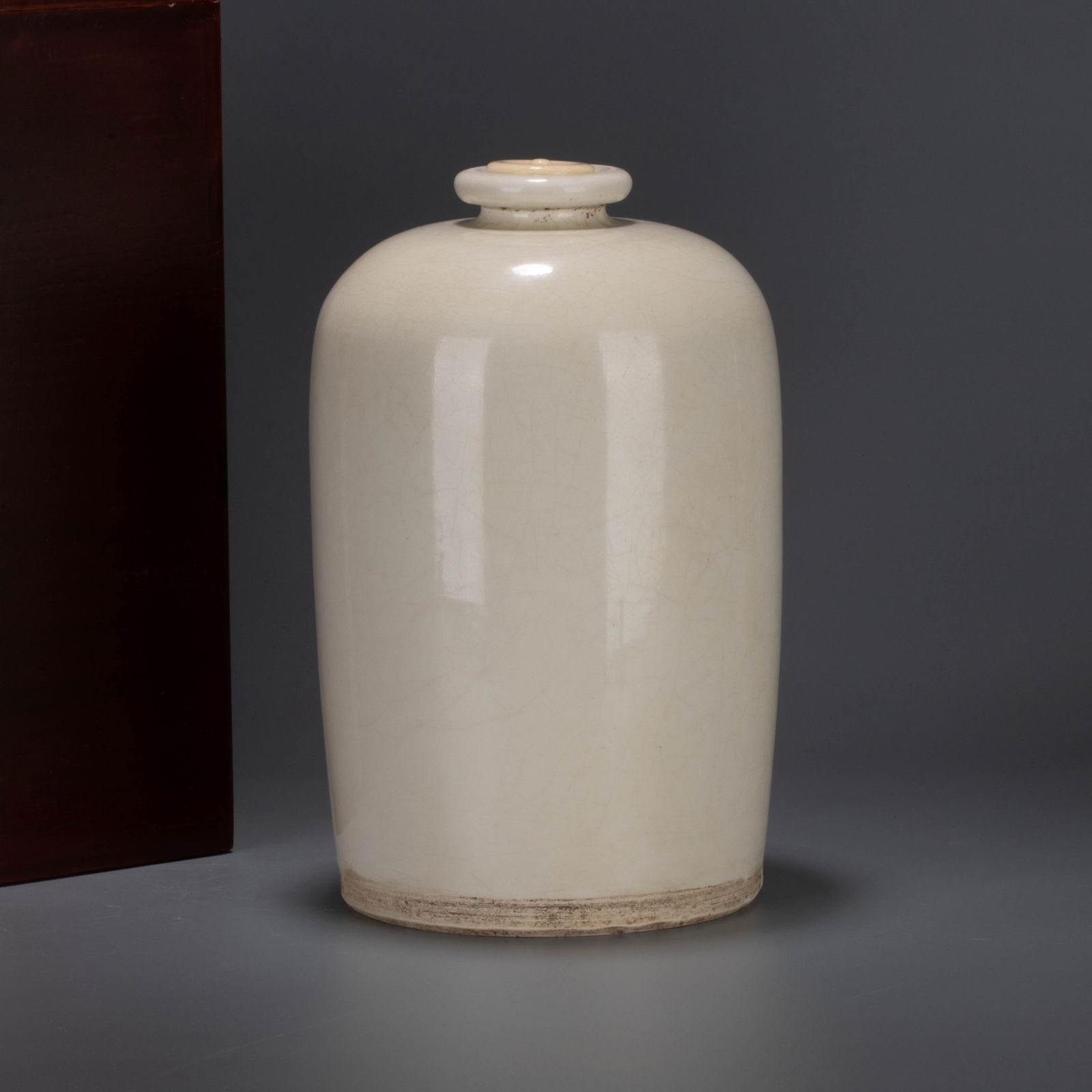 Sui Dynasty, White-Glazed Plum Vase (1 of 6)