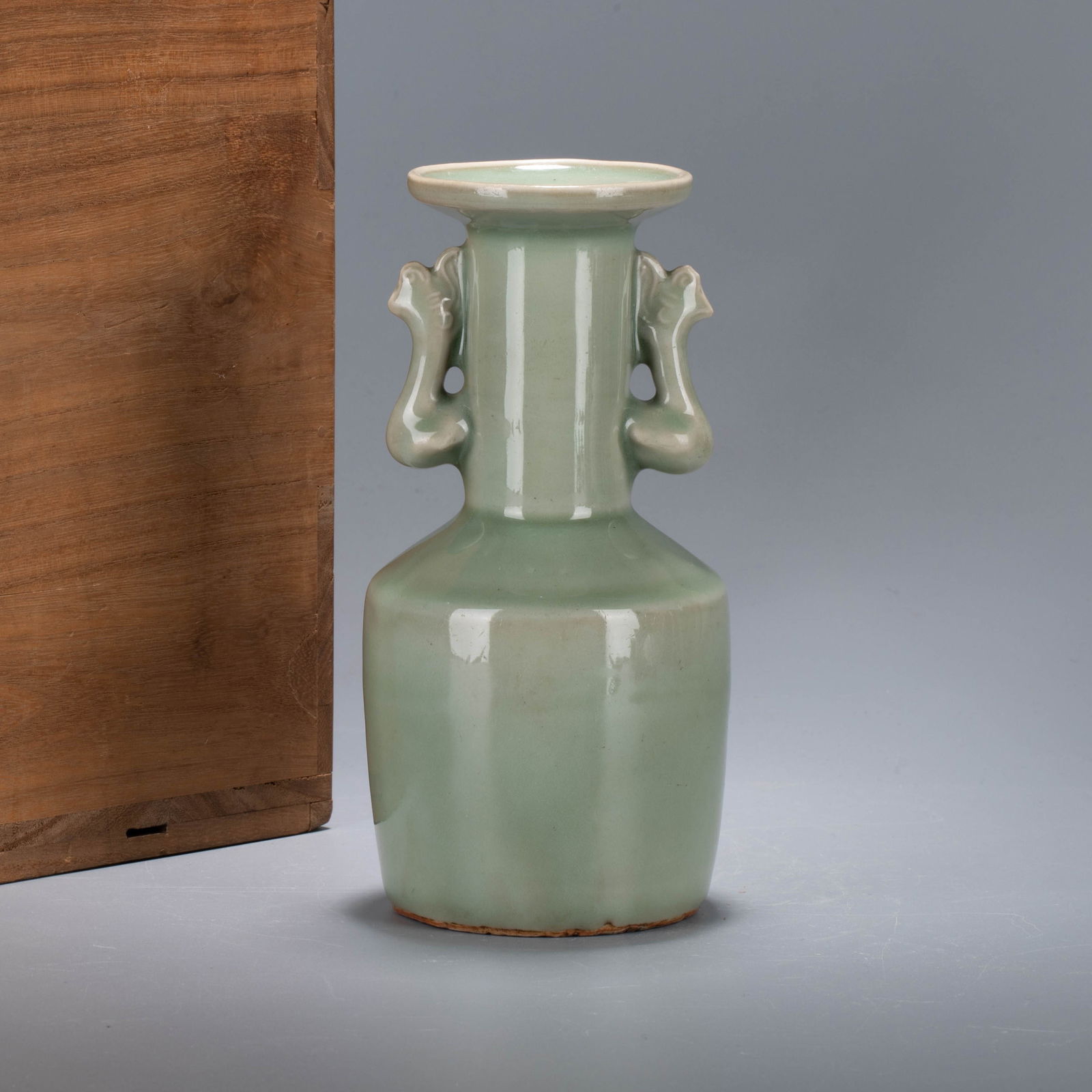Song Dynasty, Longquan Kiln Phoenix-Ear Vase (1 of 8)