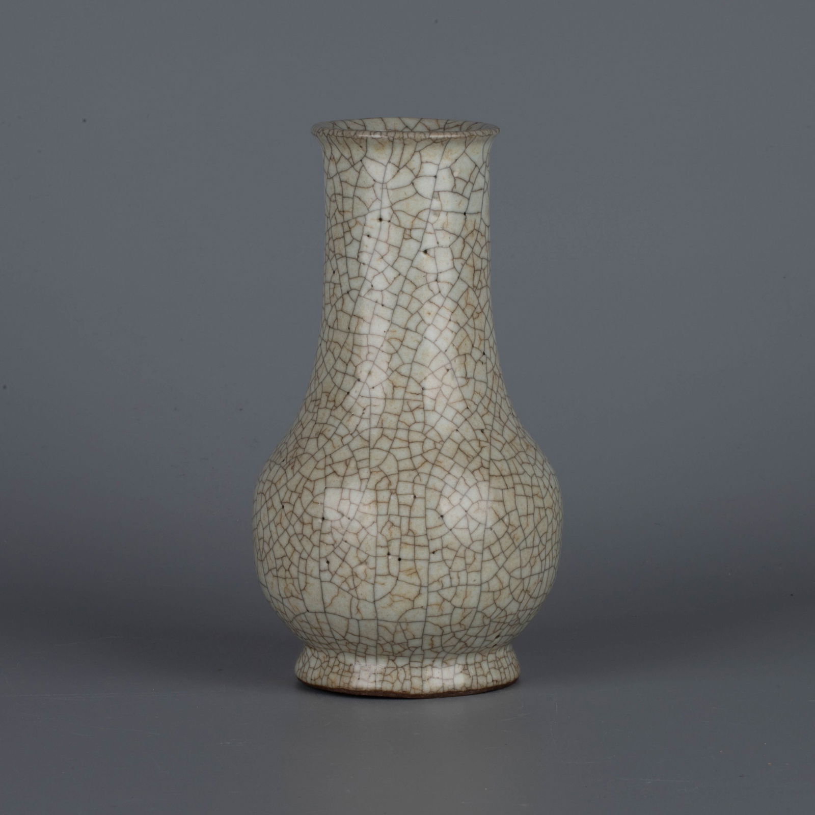 Song Dynasty, Ge Ware Long-Neck Vase (1 of 5)