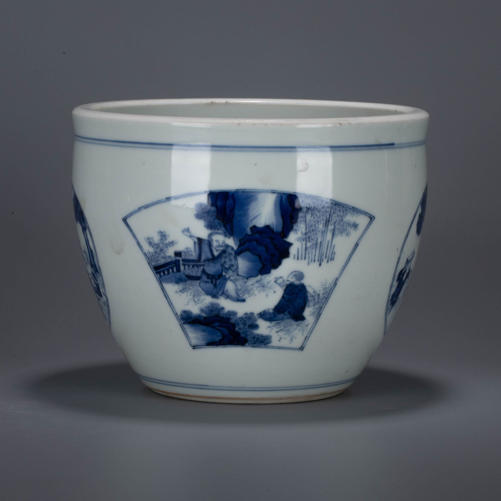 Qing Dynasty Figure Story Jar (1 of 6)