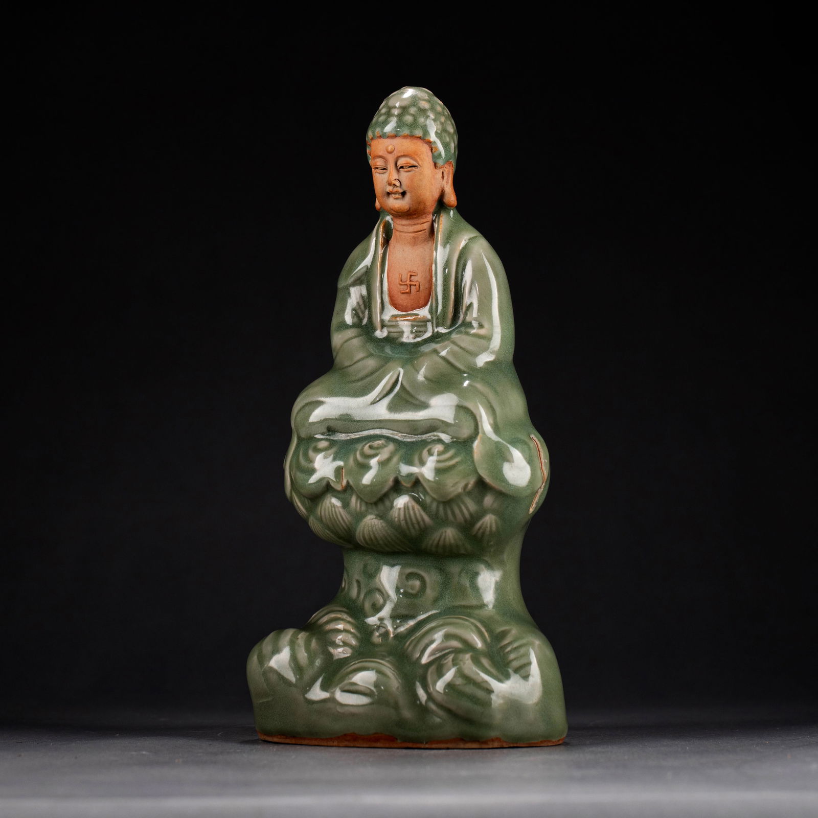 Celadon Buddha Statue - 2