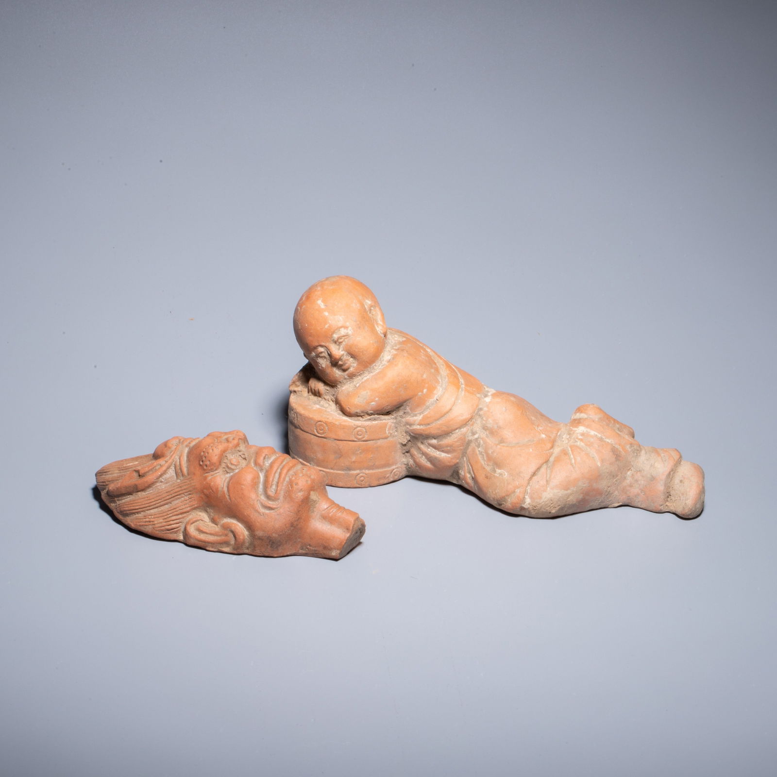 Warring States Period Clay Sculpture (1 of 6)