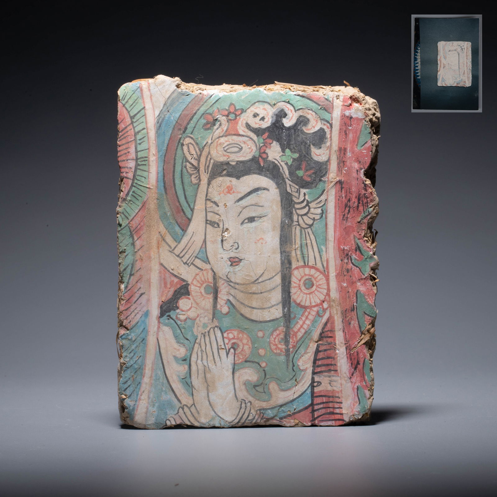 Tang Dynasty Mural Fragment: Tang Dynasty Mural Fragment