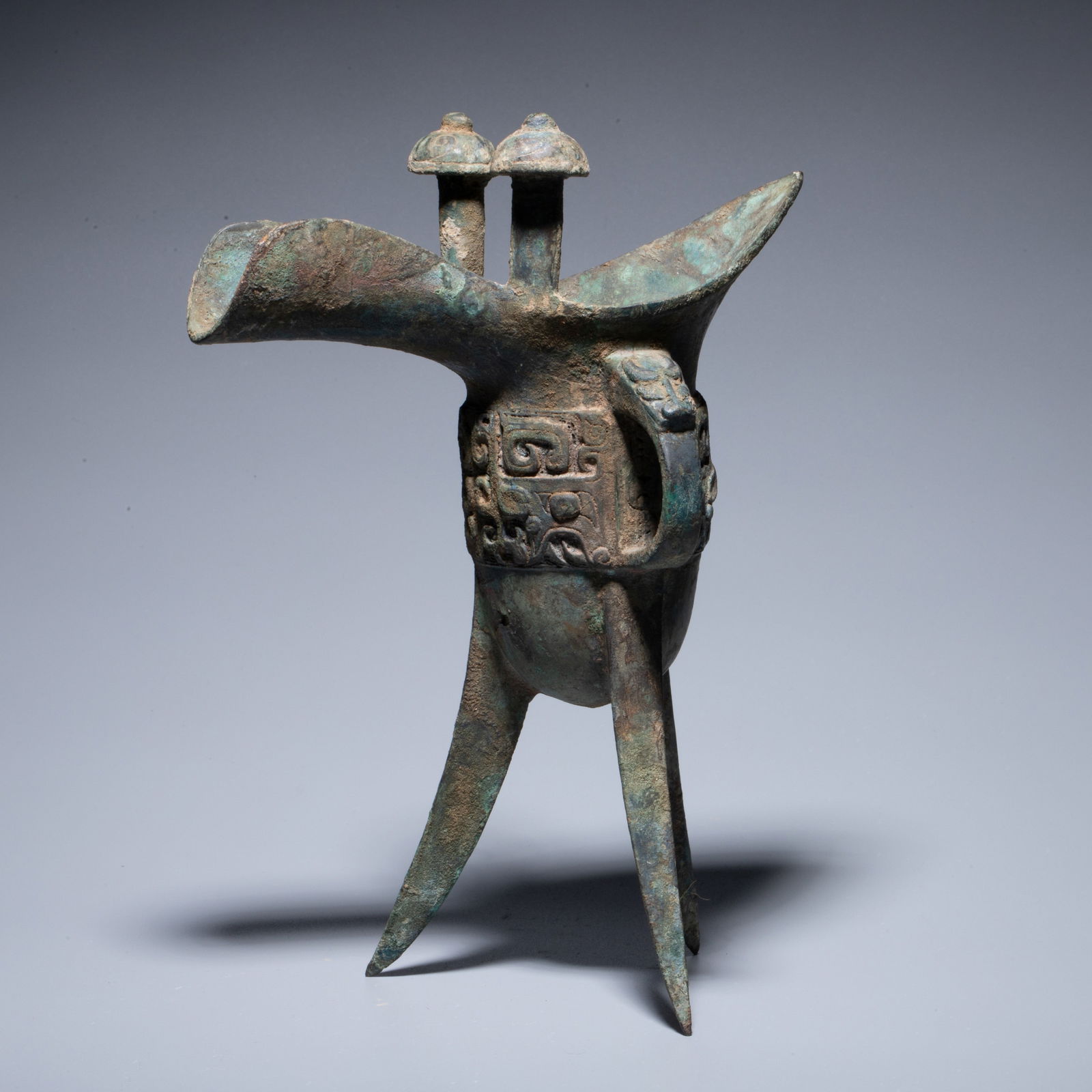 Late Shang Dynasty Jue Cup (1 of 9)