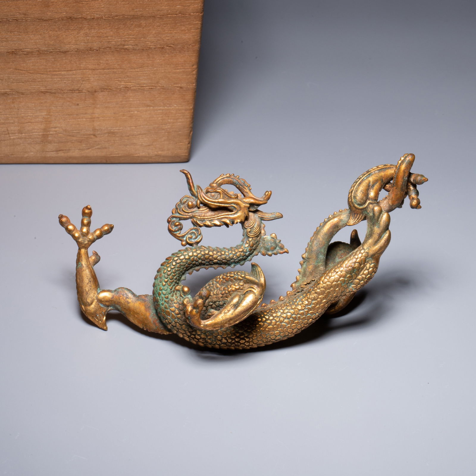 Tang Dynasty Gilt Red Dragon (1 of 7)