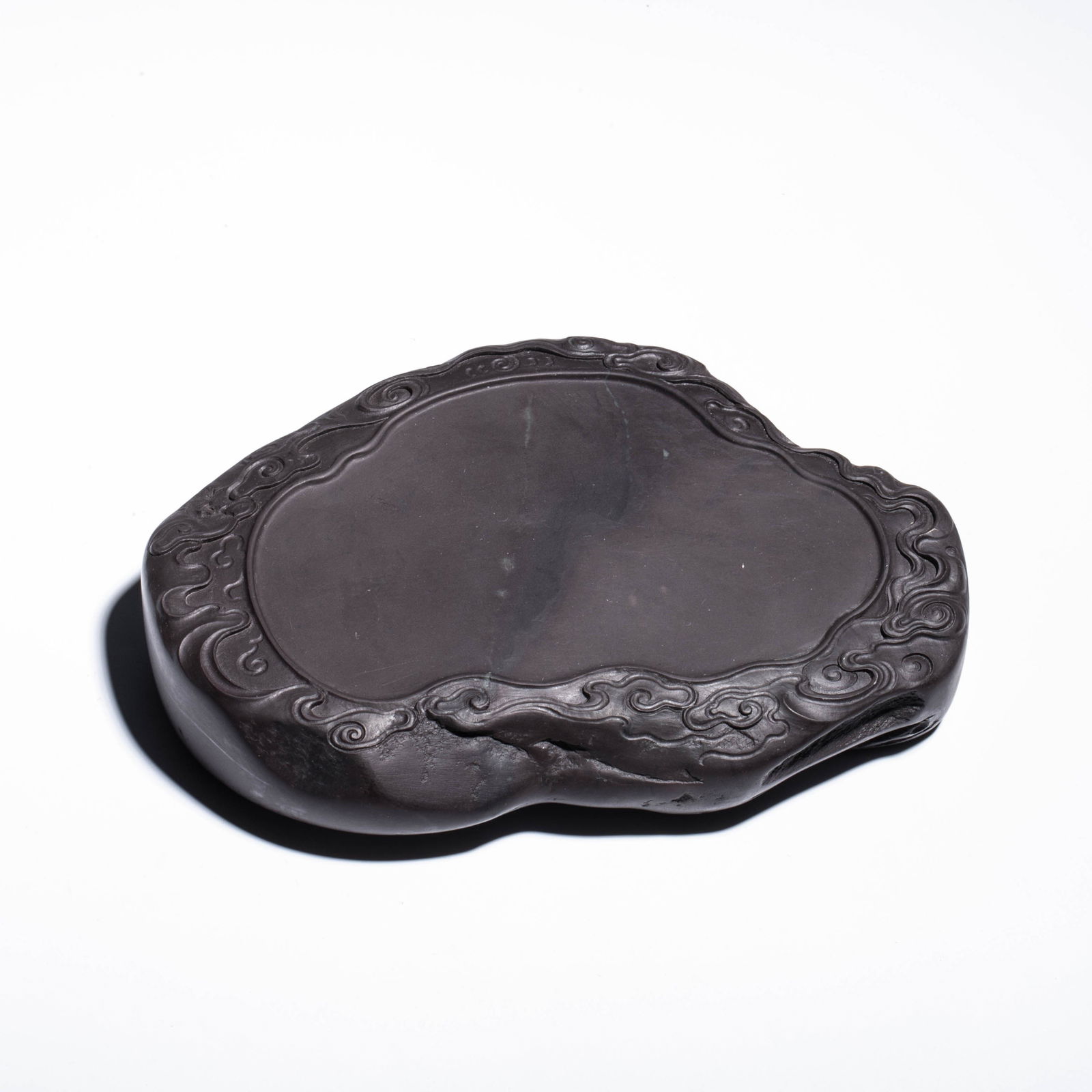 Duanxi Laokeng Shuiyan Cloud-shaped Inkstone: Duanxi Laokeng Shuiyan Cloud-shaped Inkstone
