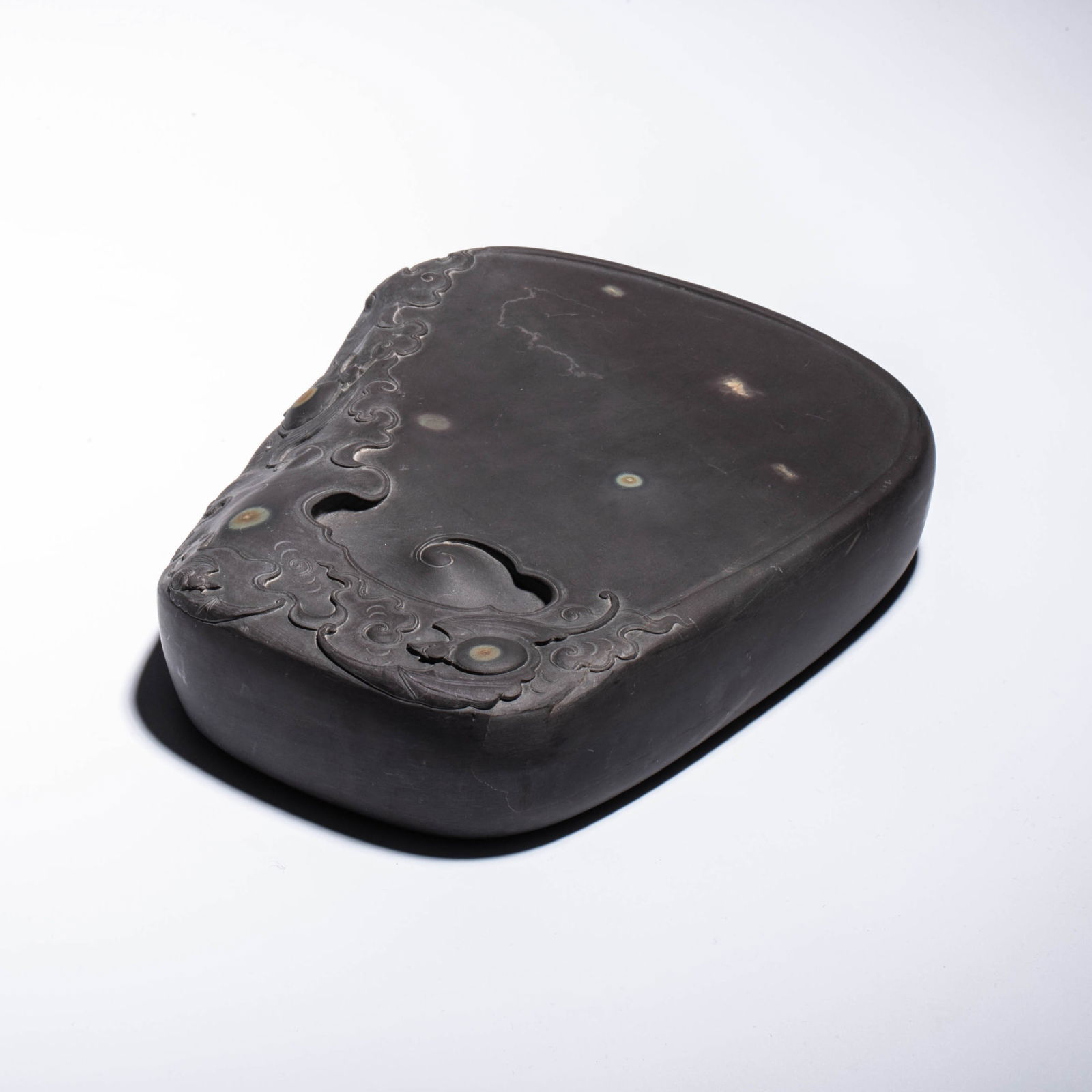 Duan Inkstone Hangzi Multi-eye Cloud Pattern Inkstone - 3