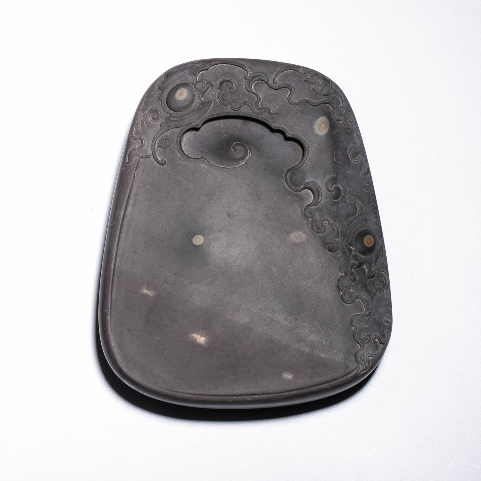 Duan Inkstone Hangzi Multi-eye Cloud Pattern Inkstone - 4