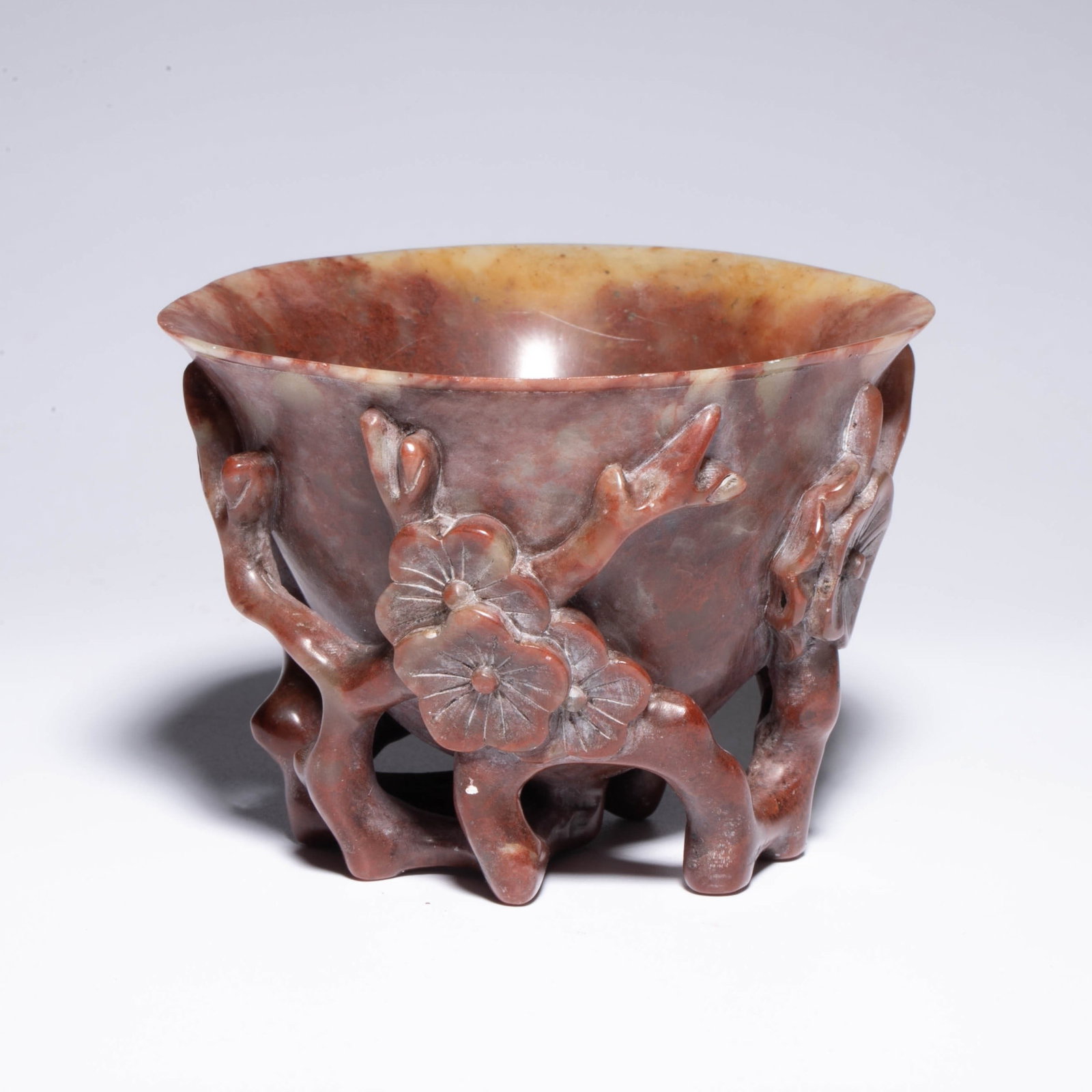 Red Hibiscus Plum Blossom Cup: Red Hibiscus Plum Blossom Cup