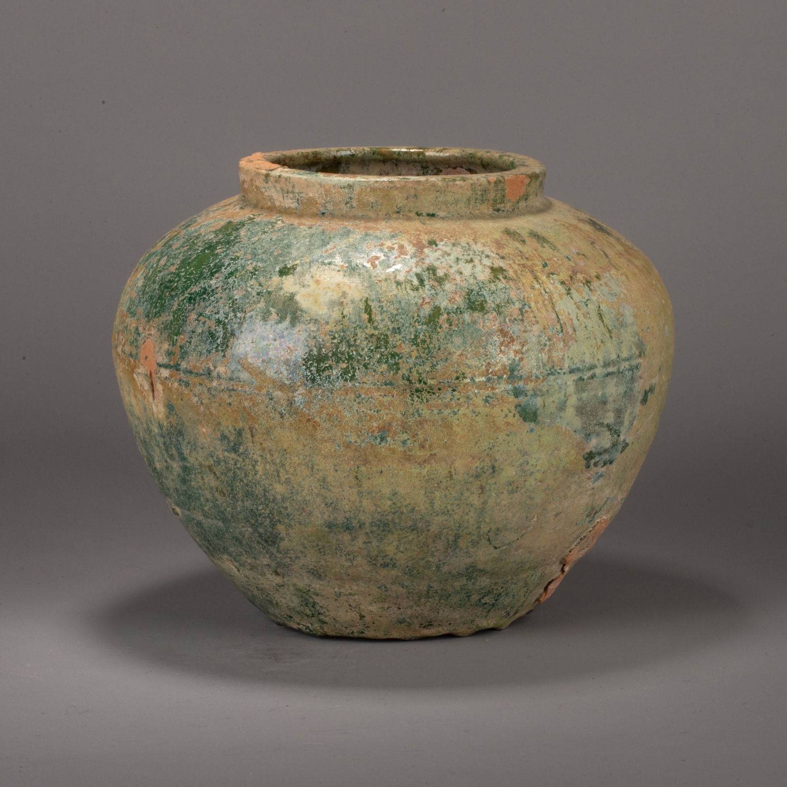 Han Dynasty Green Glazed Pot (1 of 7)